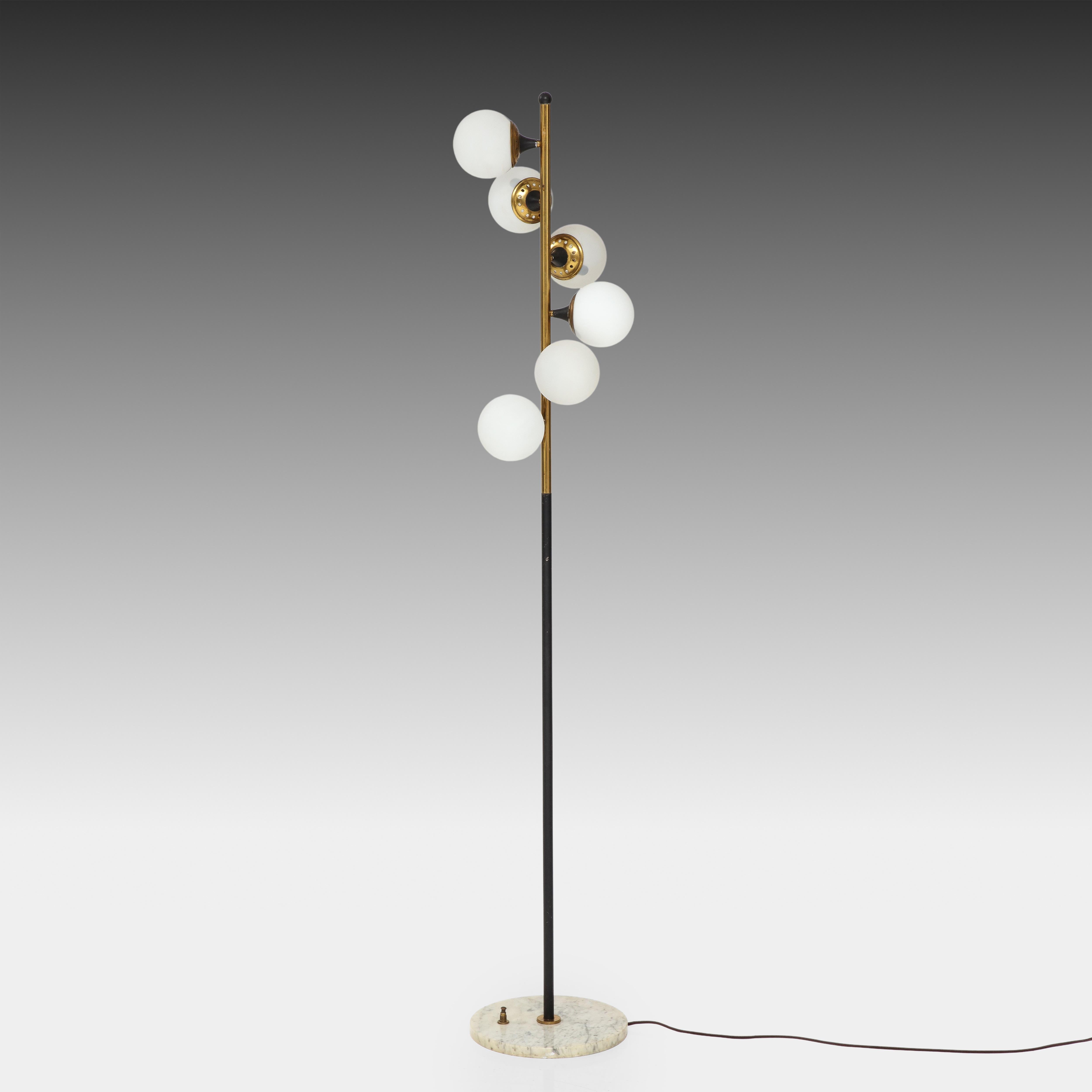 Mid-Century Modern Stilnovo Floor Lamp