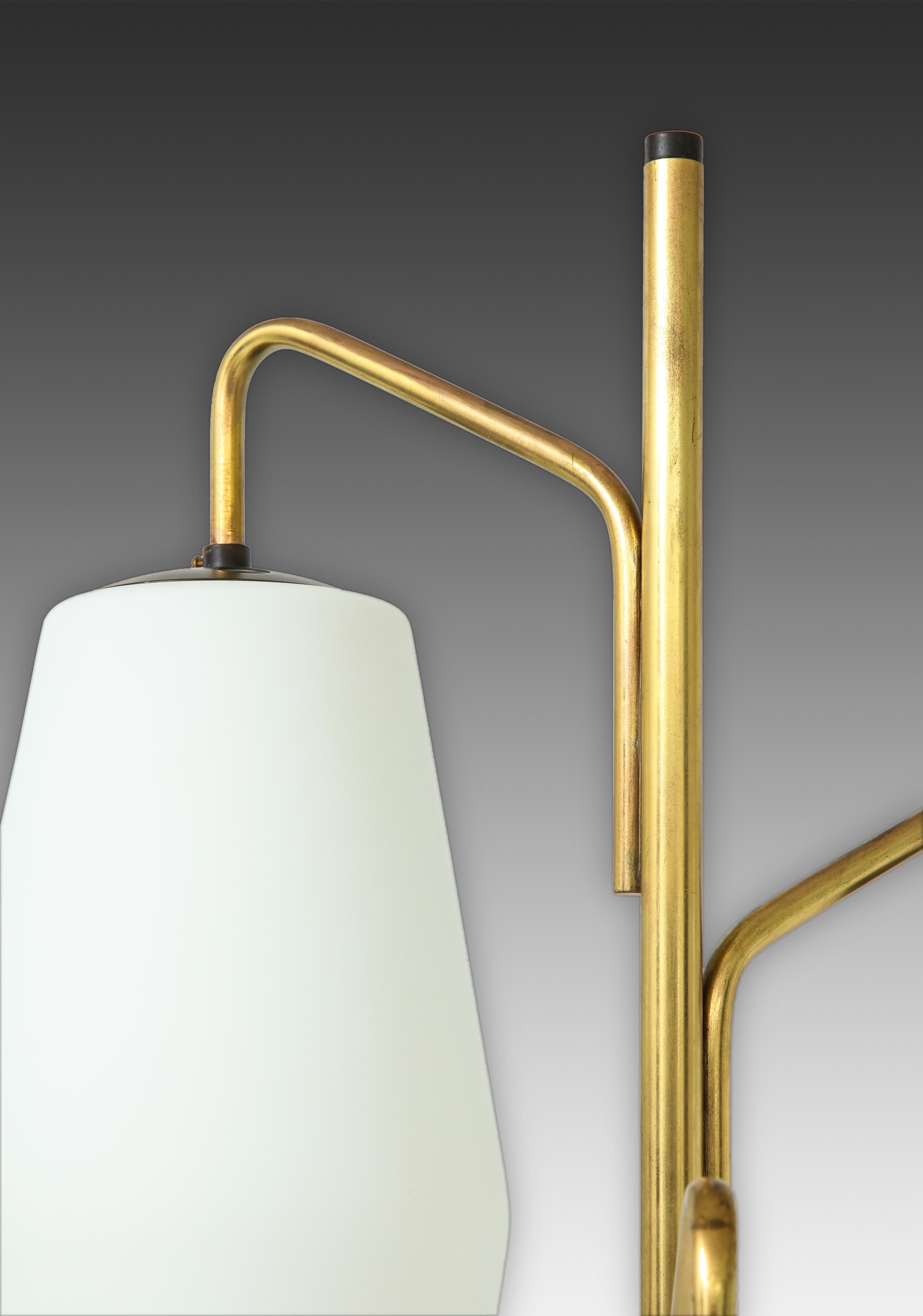 Italian Stilnovo Floor Lamp Model 4052 For Sale