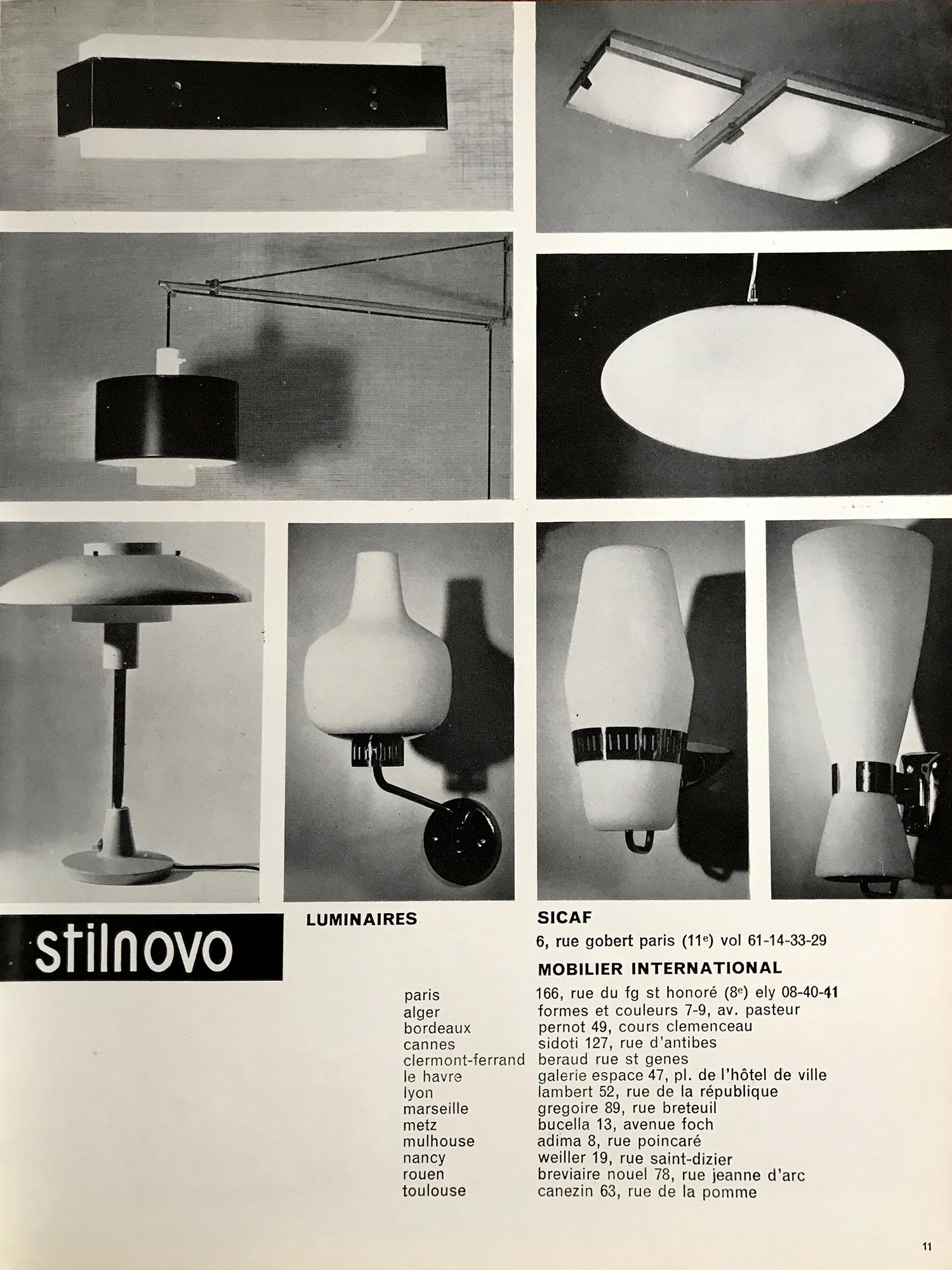 Stilnovo, lampadaire à trois Lights, Italie 1950 en vente 4