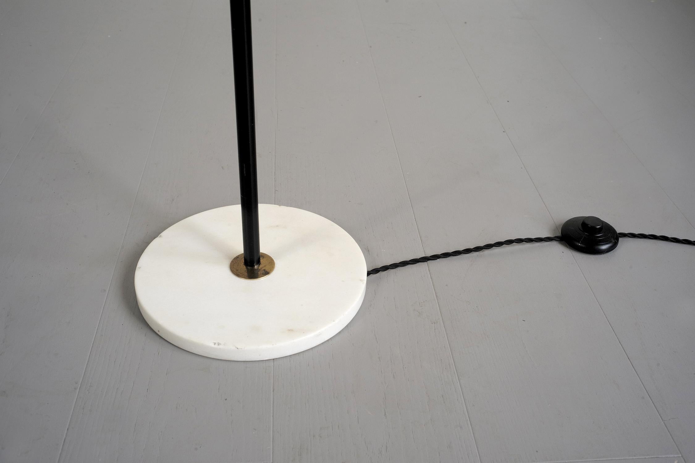 Italian Stilnovo, Floor Lamp with Three Lights, Italy 1950 For Sale