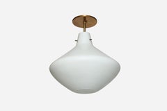 Stilnovo Flush Mount Ceiling Light, Italy circa 1960s