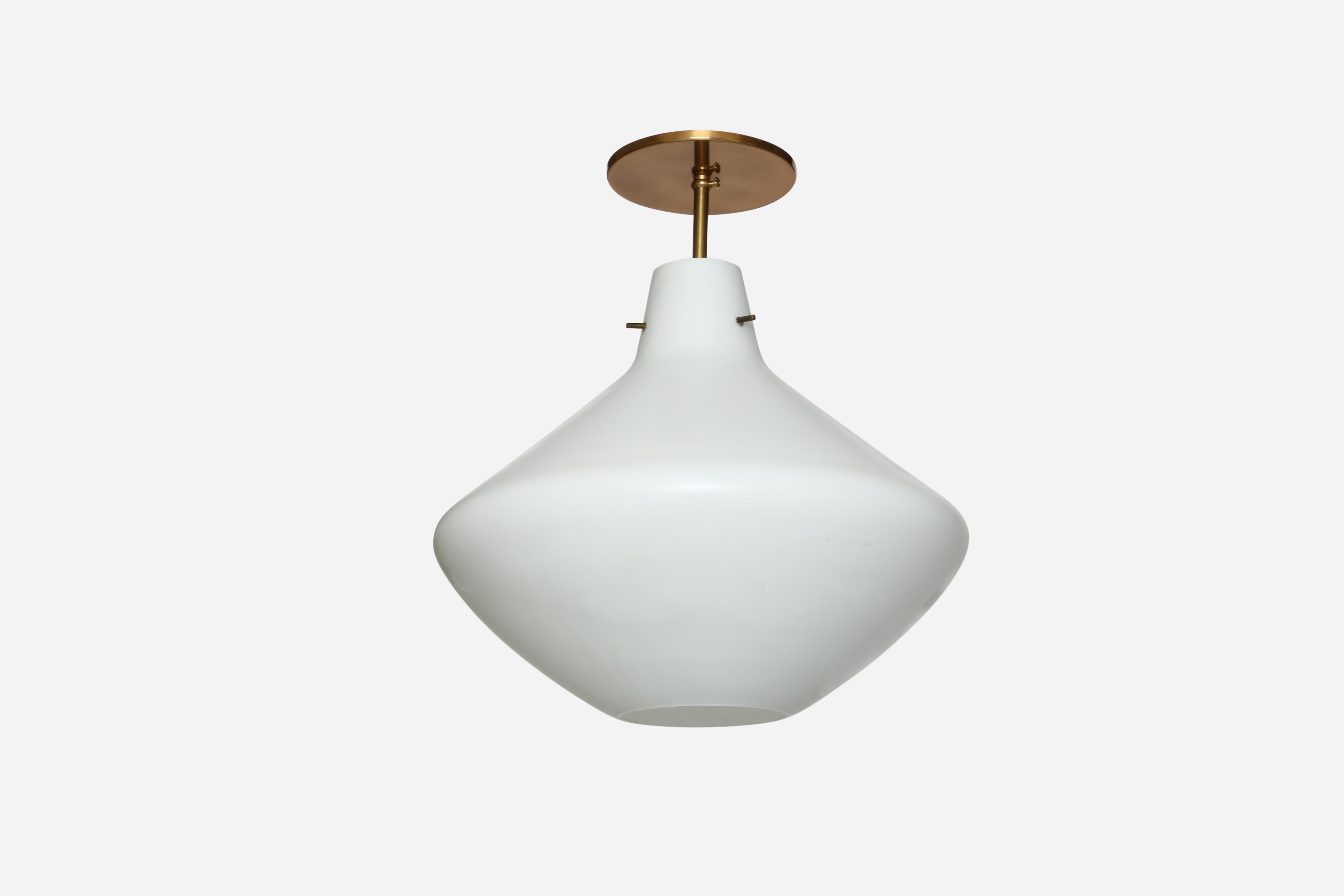 Lámpara de techo Stilnovo Flush Mount, Italia circa 1960s Moderno de mediados de siglo en venta