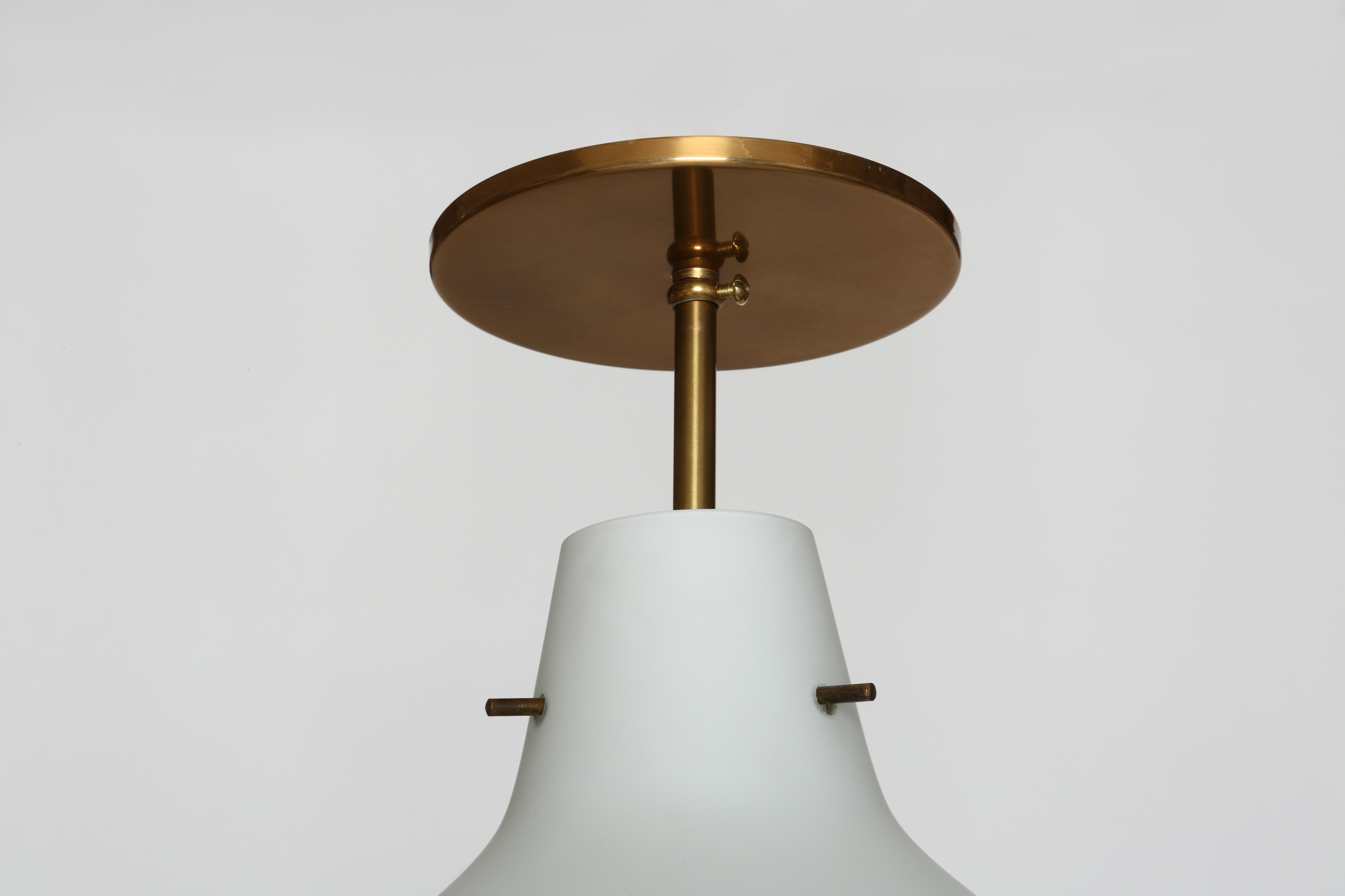 Lámpara de techo Stilnovo Flush Mount, Italia circa 1960s Esmaltado en venta