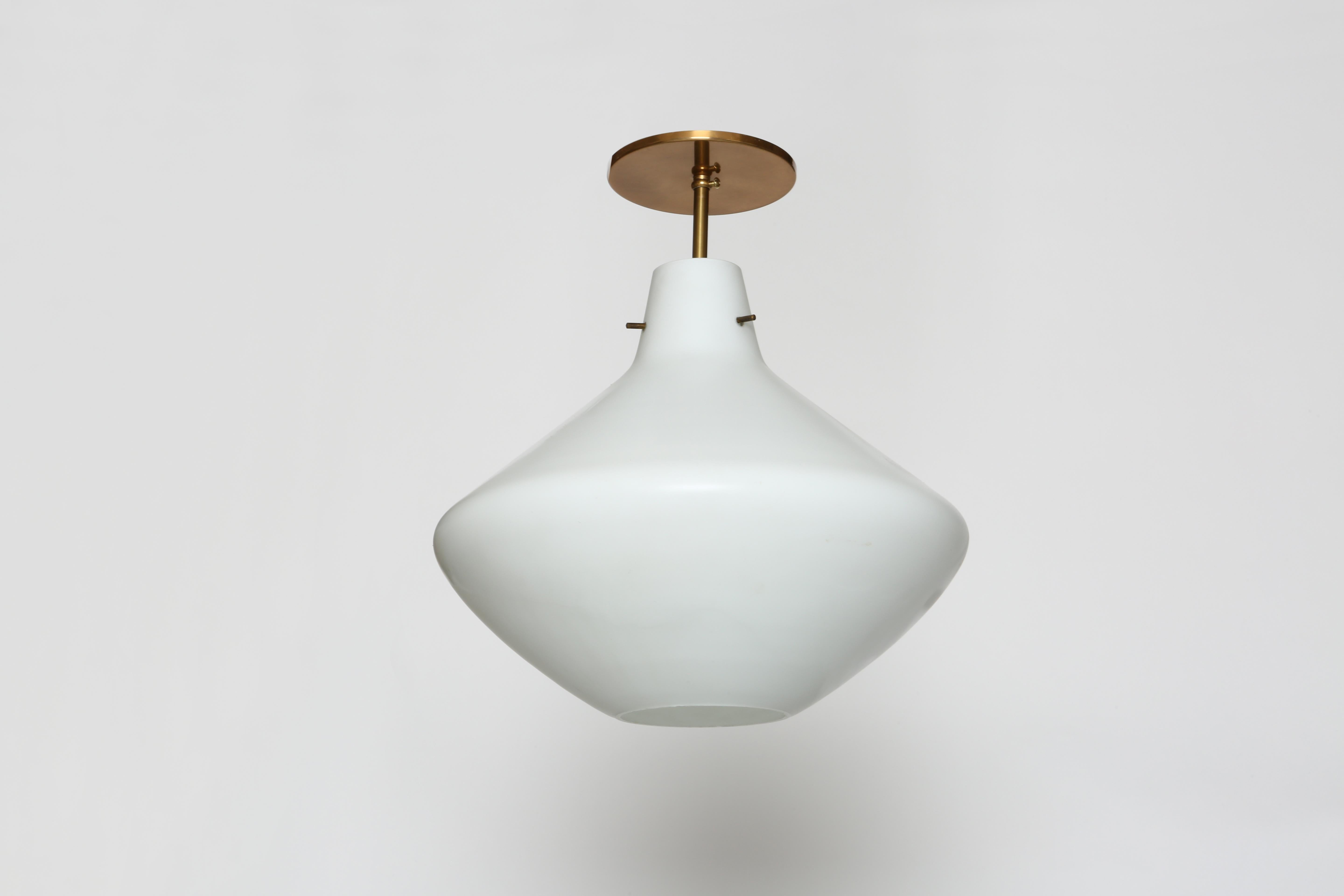 Lámpara de techo Stilnovo Flush Mount, Italia circa 1960s mediados del siglo XX en venta