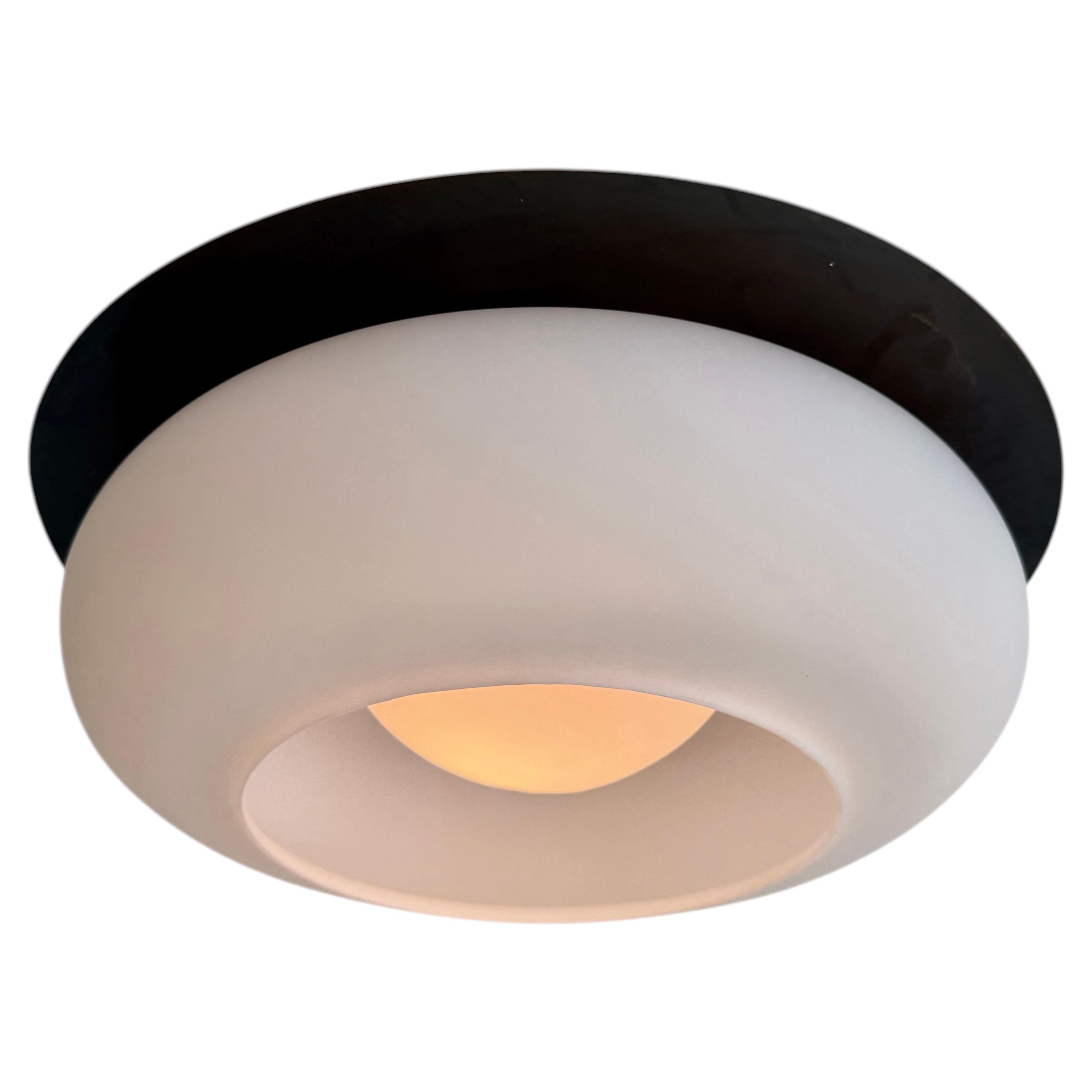 Stilnovo Flush Mount Ceiling Light, Italy circa 1960s