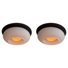 Stilnovo Flush Mount Ceiling Light, Italy circa 1960s