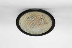 Stilnovo Flush Mount Ceiling Light Large, Italy circa 1970s