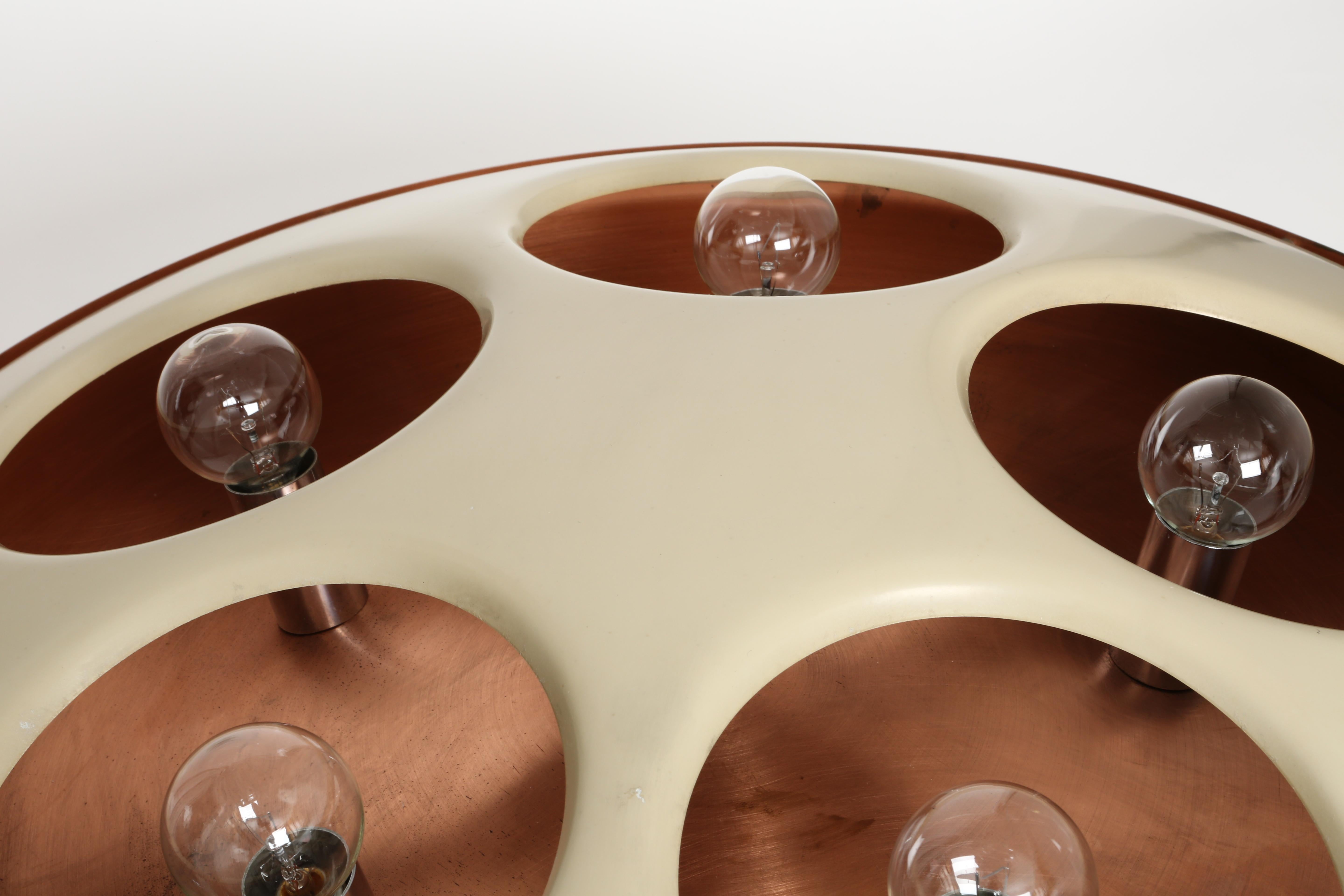 Plafonnier encastré Stilnovo modèle 1243, Italie vers 1960 en vente 2