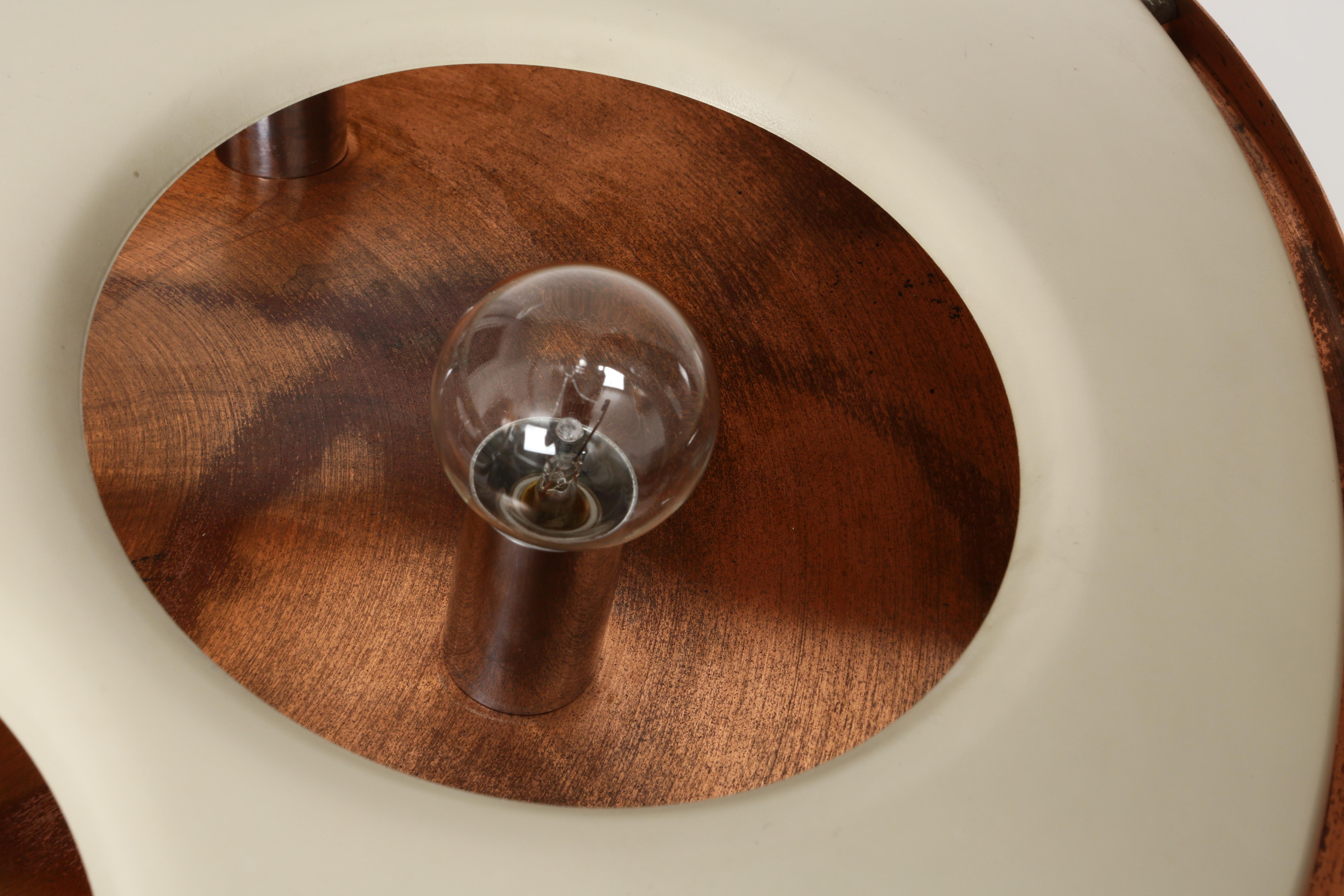 Plafonnier encastré Stilnovo modèle 1243, Italie vers 1960 en vente 6