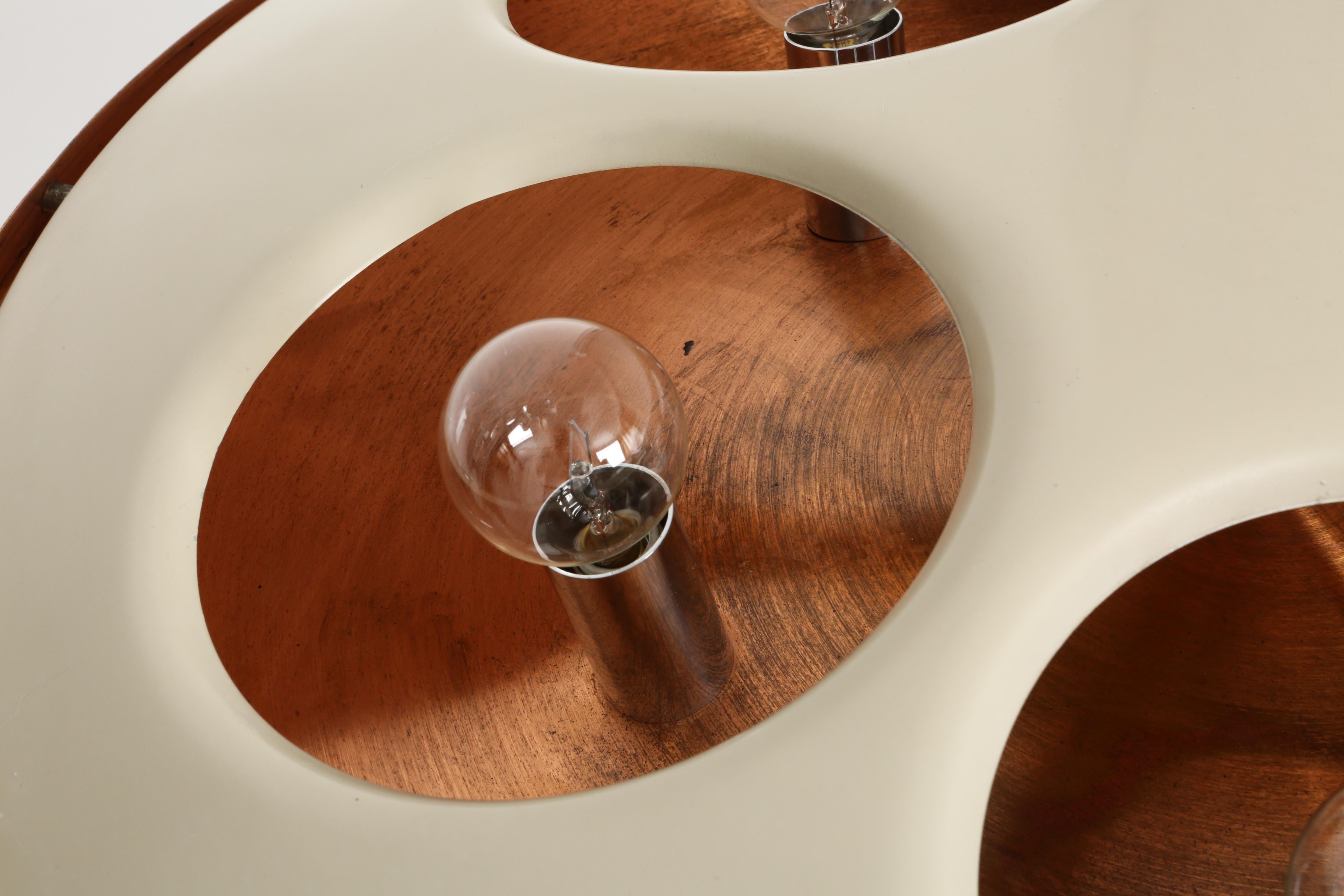 Plafonnier encastré Stilnovo modèle 1243, Italie vers 1960 en vente 7