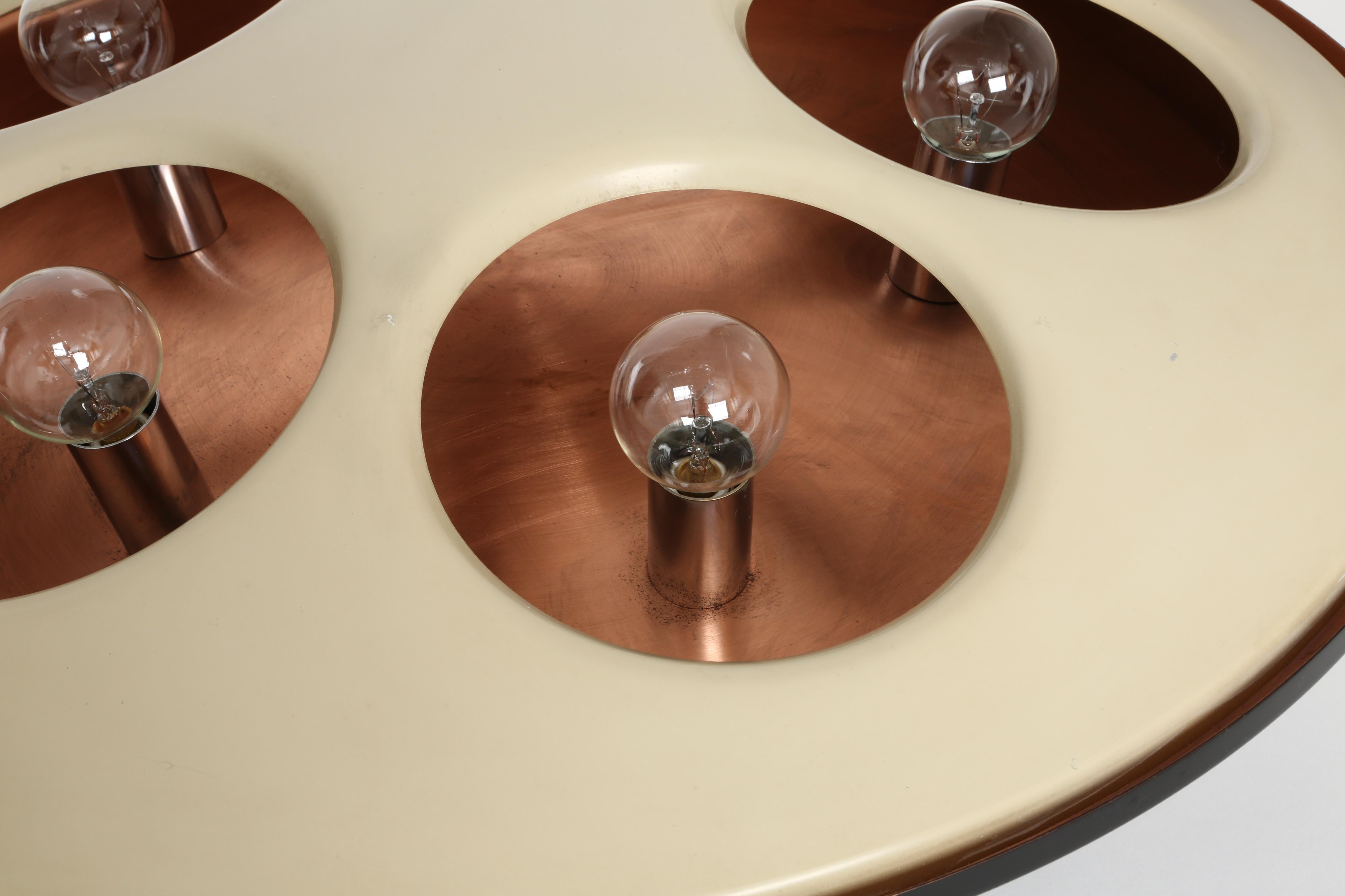 Plafonnier encastré Stilnovo modèle 1243, Italie vers 1960 en vente 9