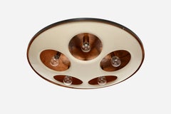 Plafoniera da incasso Stilnovo modello 1243, Italia circa 1960