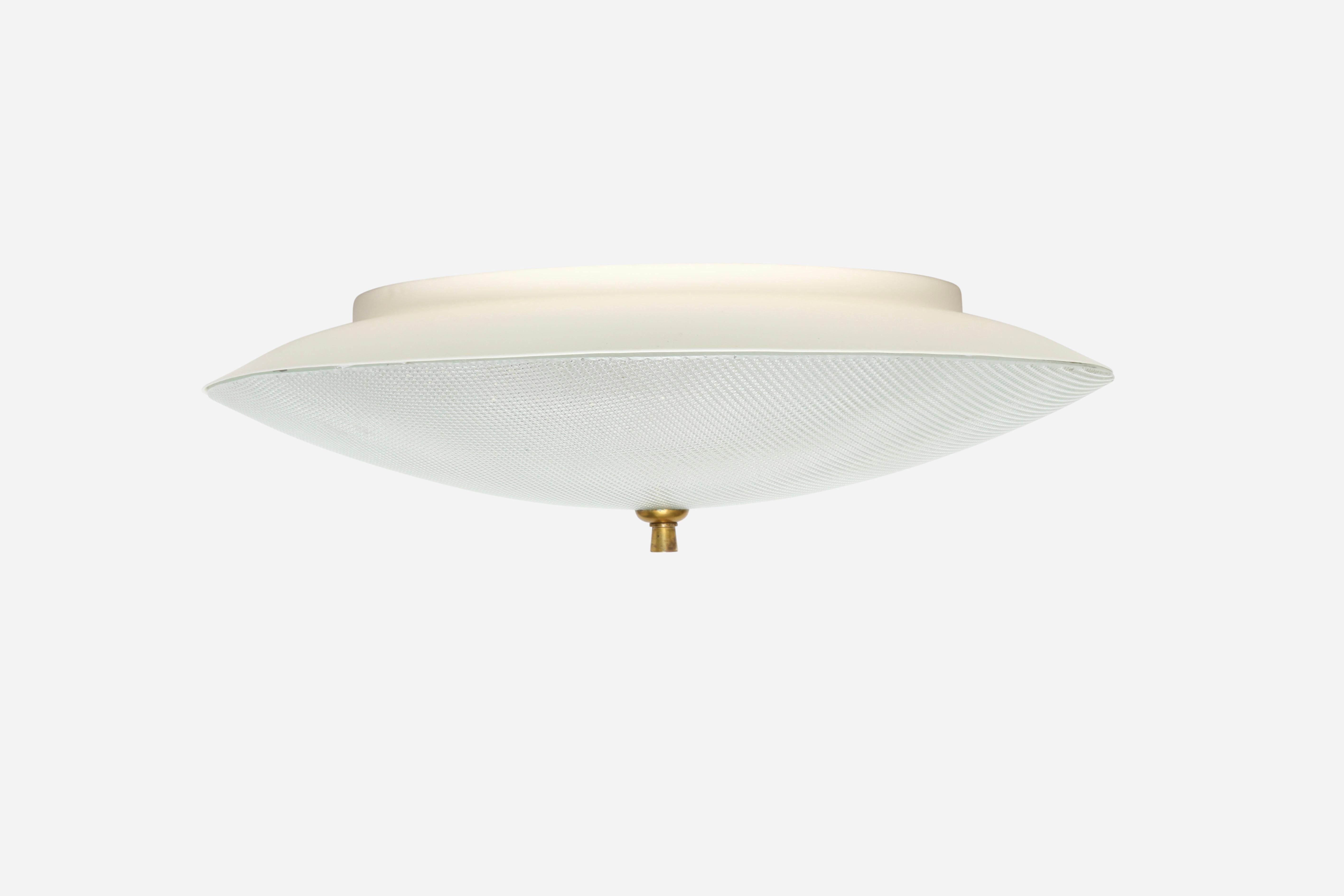 Mid-Century moderno Plafoniere a incasso Stilnovo, Italia, circa 1960 in vendita