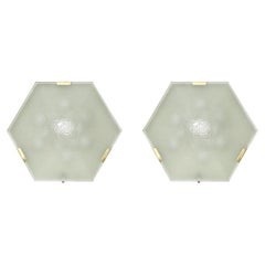 Stilnovo Flush Mount Ceiling Lights Model 1183 Xlarge, a Pair