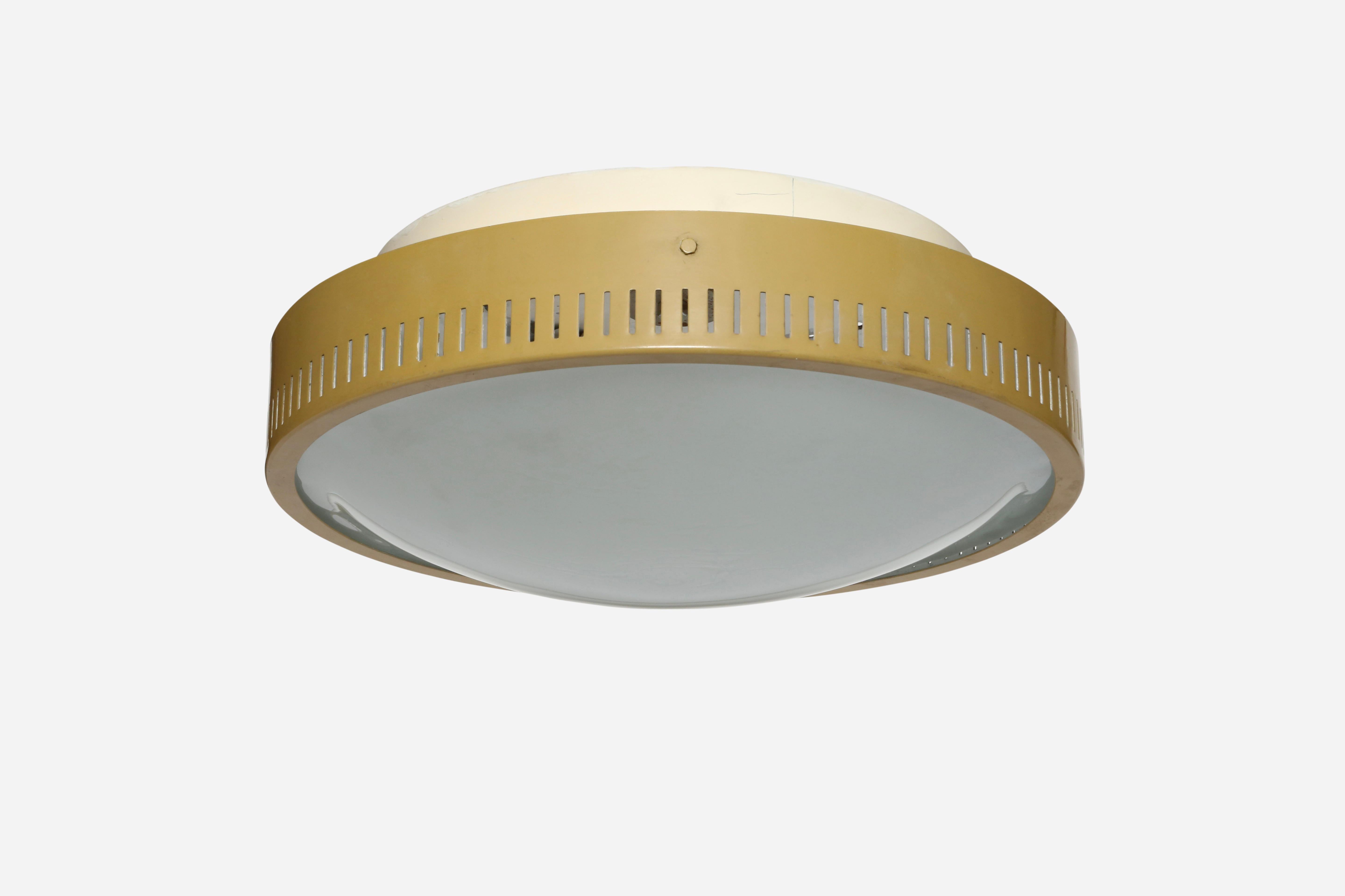 Italian Stilnovo Flush Mount Light Model 1152 For Sale