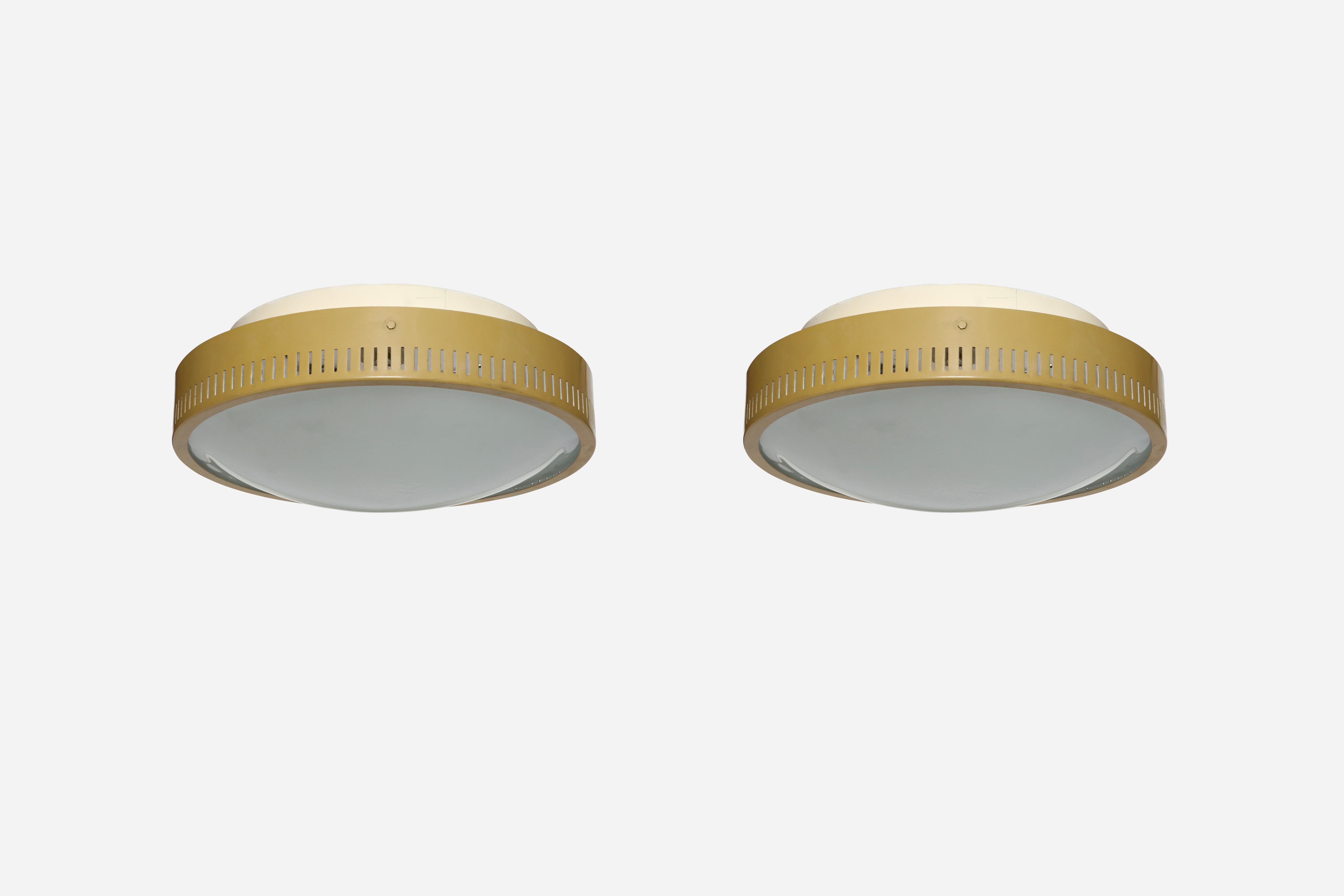 Mid-Century Modern Stilnovo, lampe à encastrer, modèle 1152, Italie, vers les années 1960. en vente