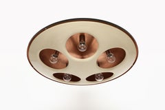 Stilnovo flush mount ceiling light model 1243, Italy circa 1960s