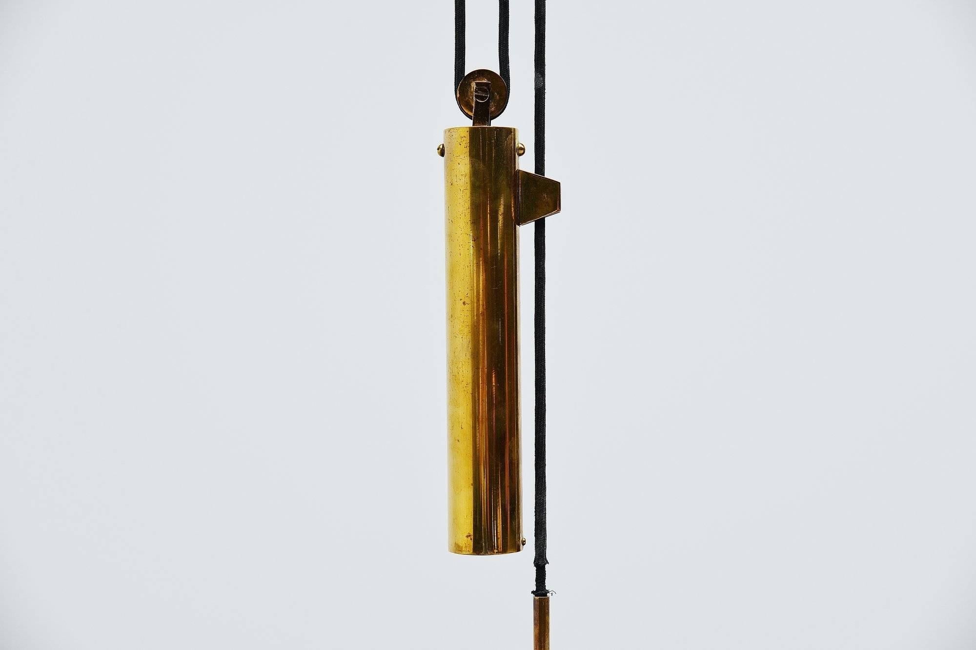 Italian Stilnovo Gaetano Sciolari Chandelier Model A5011, Italy, 1952