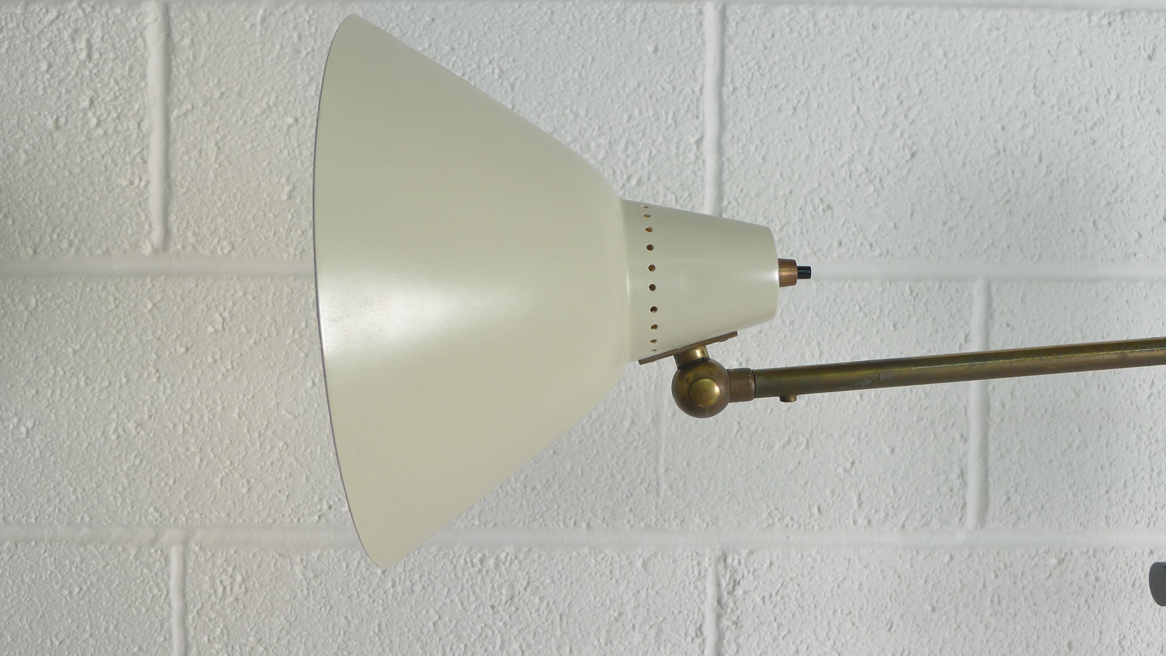 Stilnovo, Italy, 1950s Two-Arm Floor Lamp, Labelled and Stamped 1