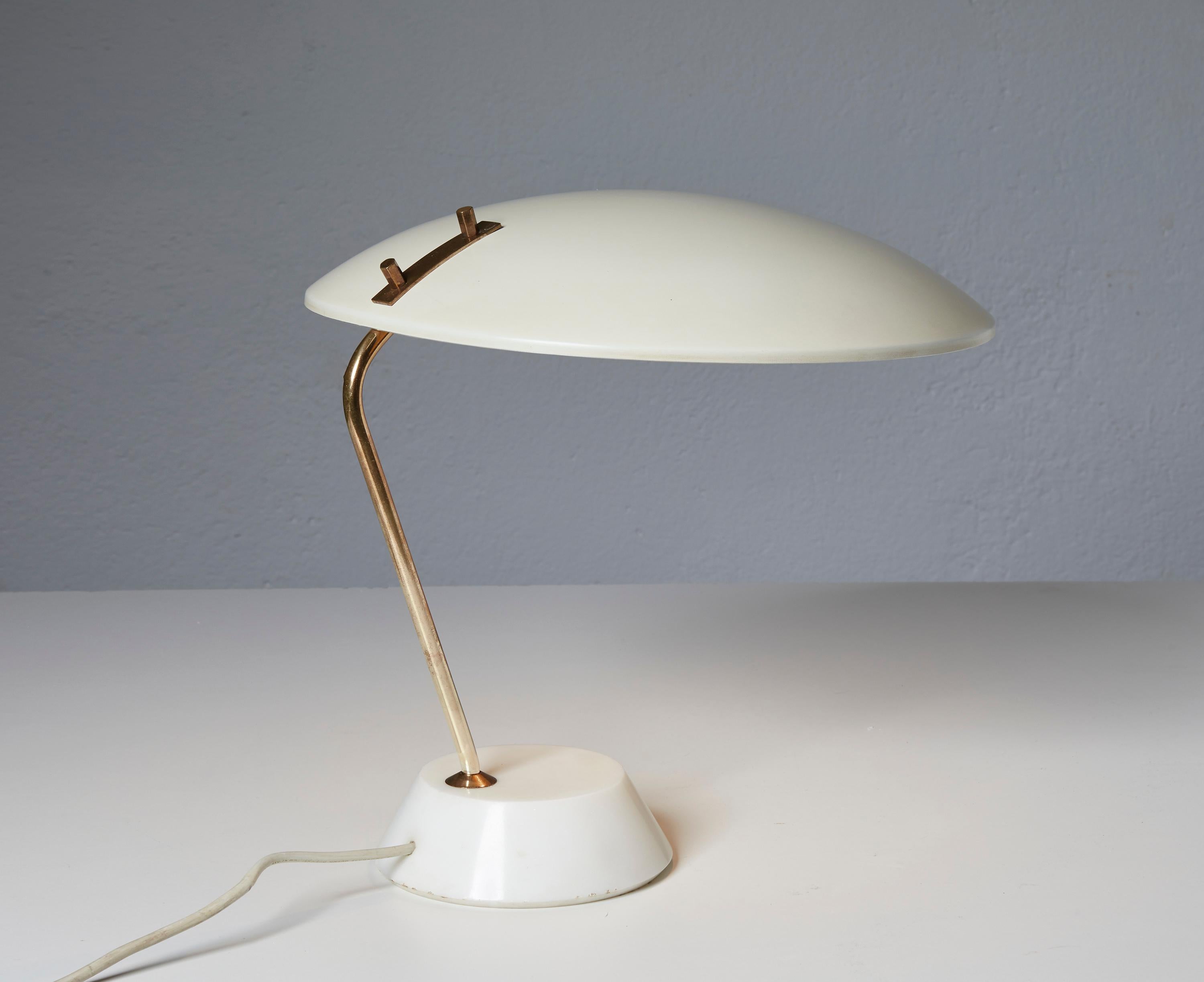European Stilnovo Lamp Bruno Gatta, Model 8023, Carrara White Marble Base, 1960