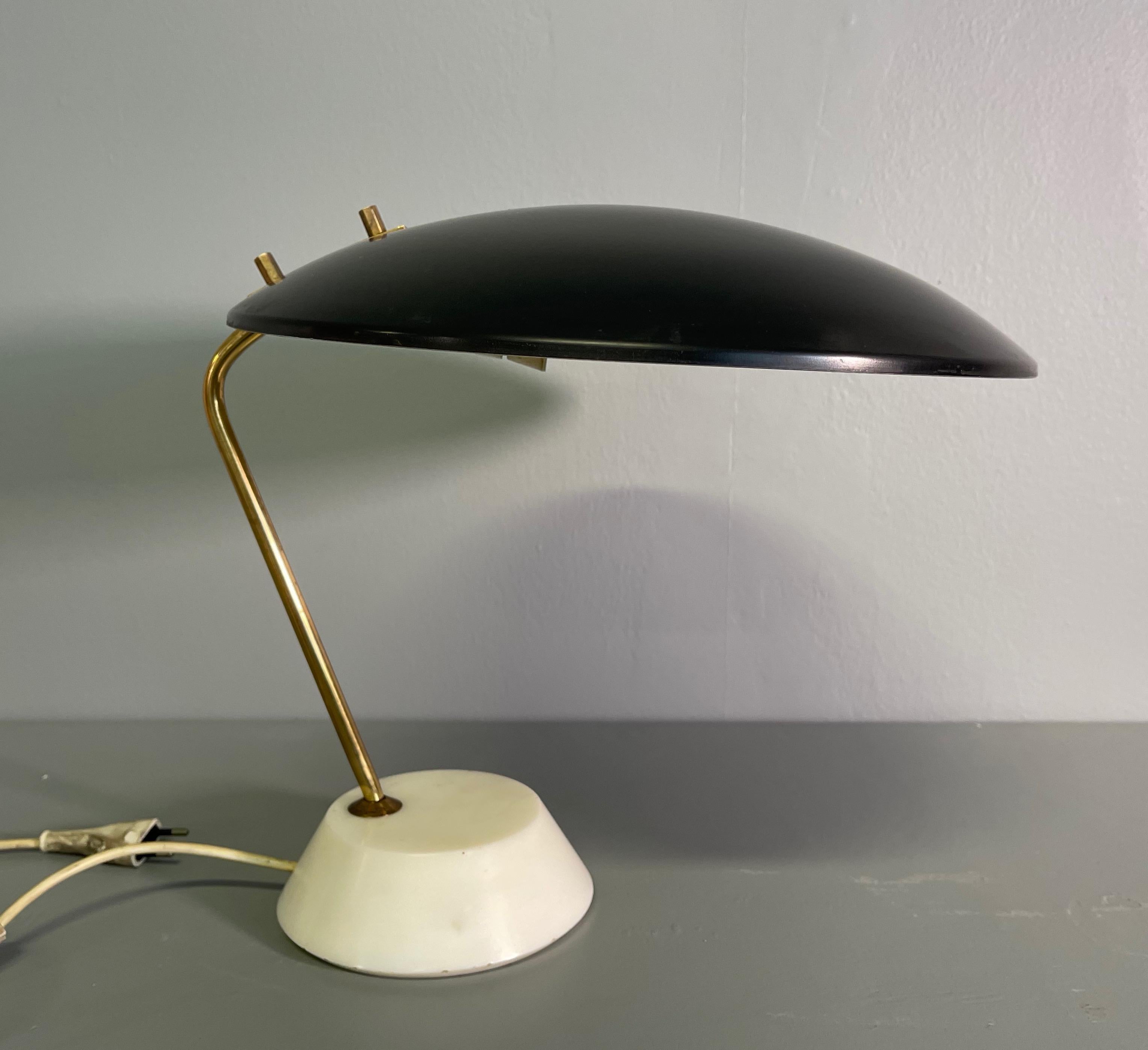 Mid-Century Modern Stilnovo Lamp Bruno Gatta, Model 8023 Publisher's Label, 1960s