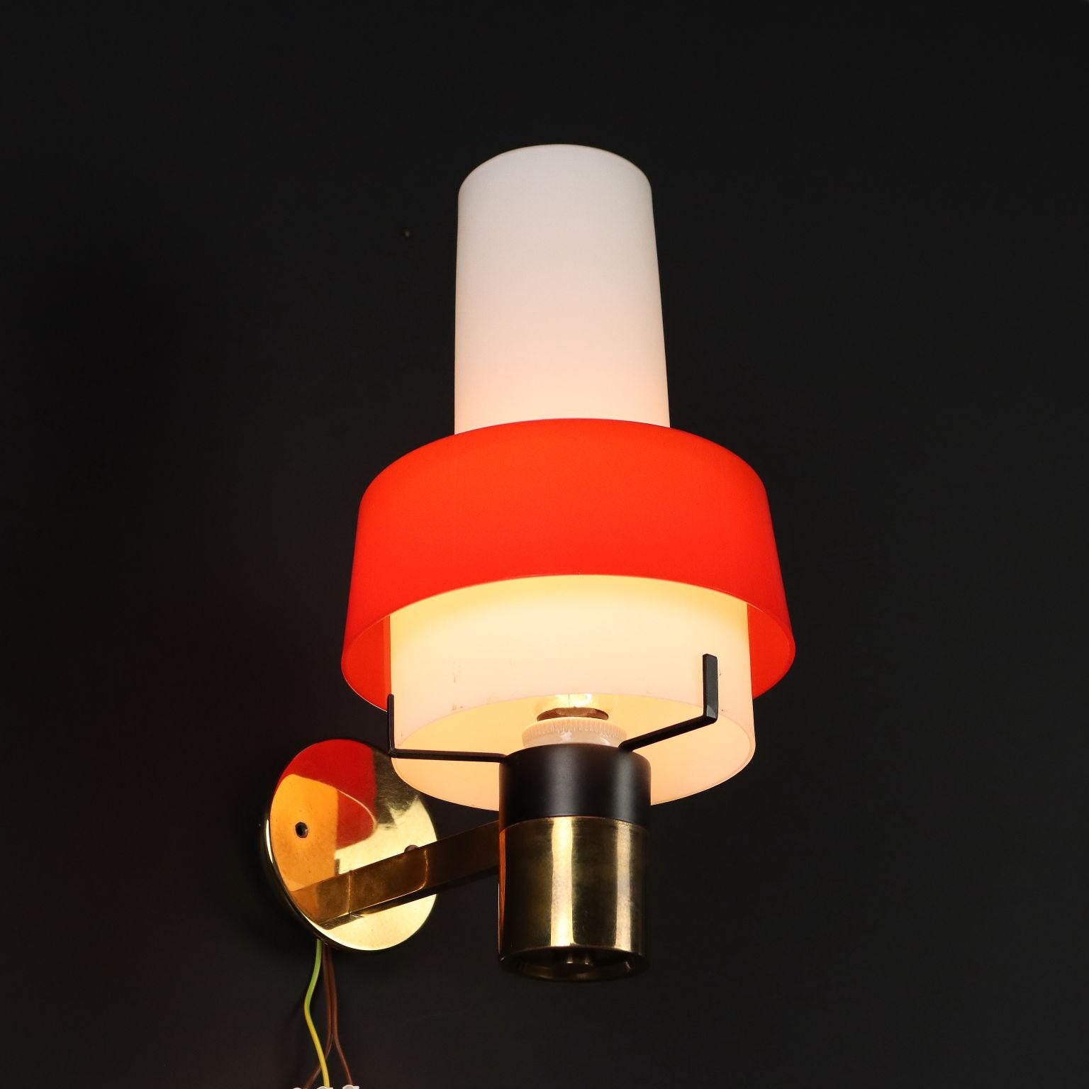 Italian Stilnovo Lamp Methacrylate Italy 1960s