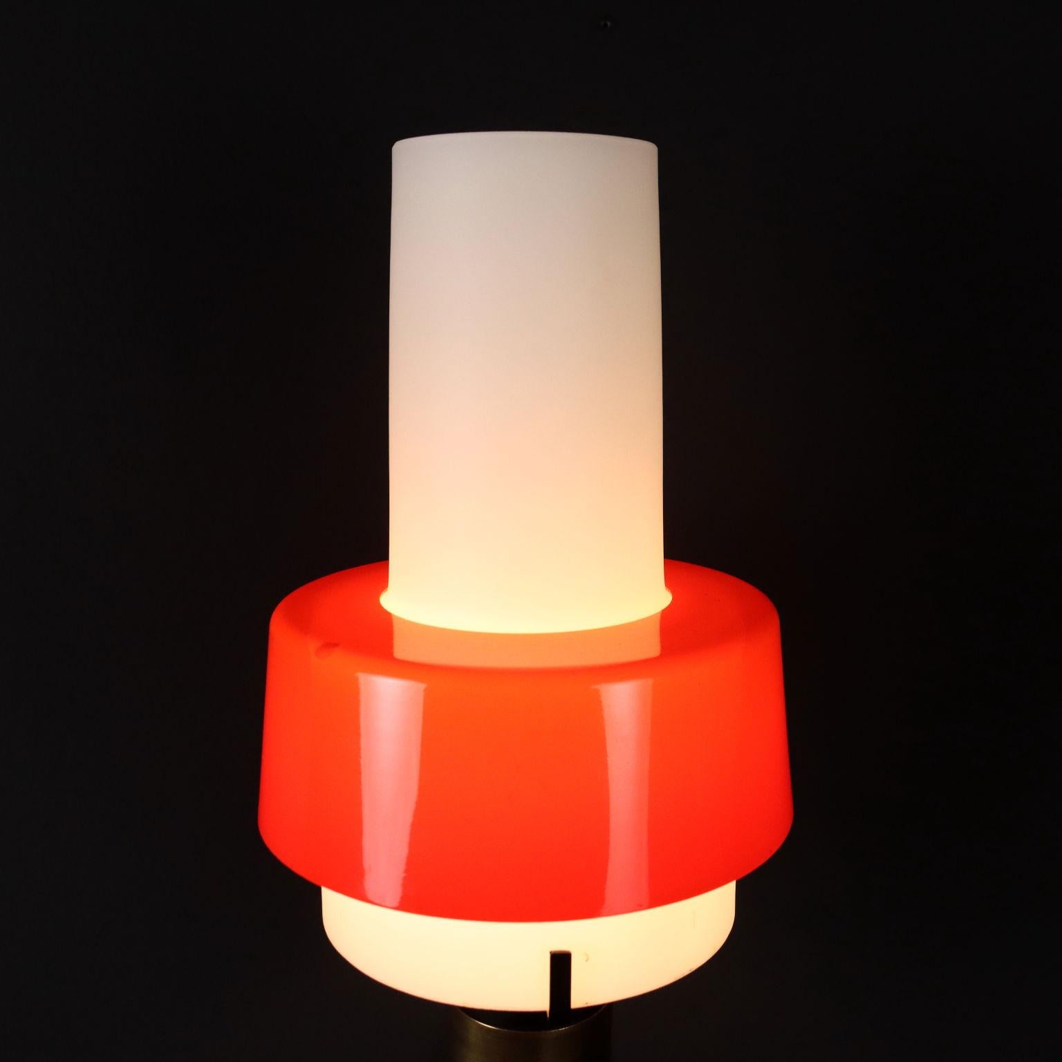Mid-20th Century Stilnovo Lamp Methacrylate Italy 1960s