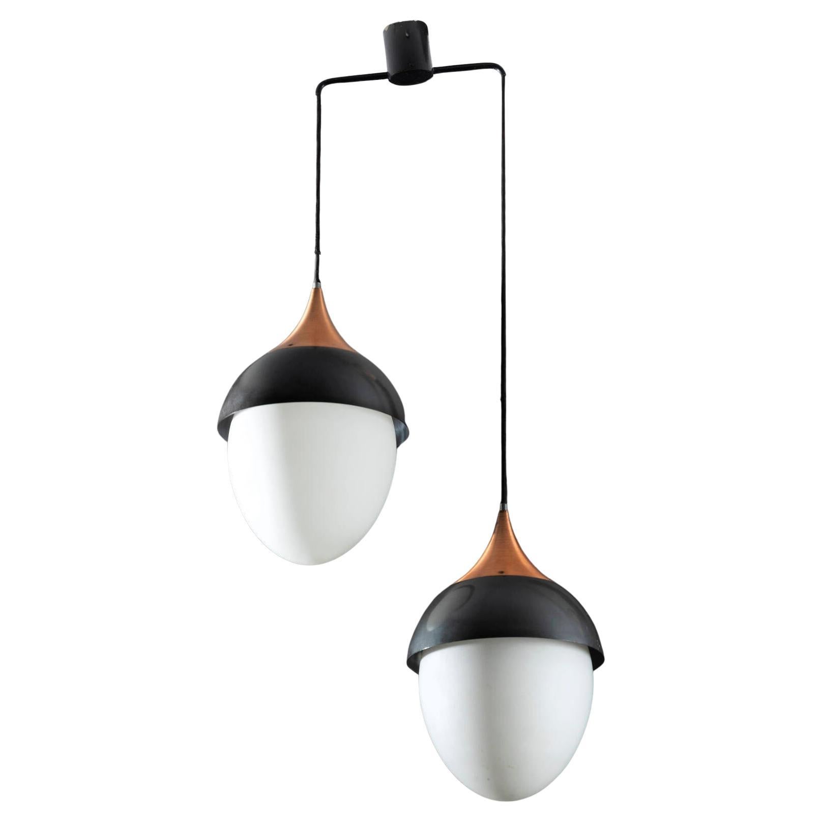 Stilnovo, lampe suspendue, années 1950