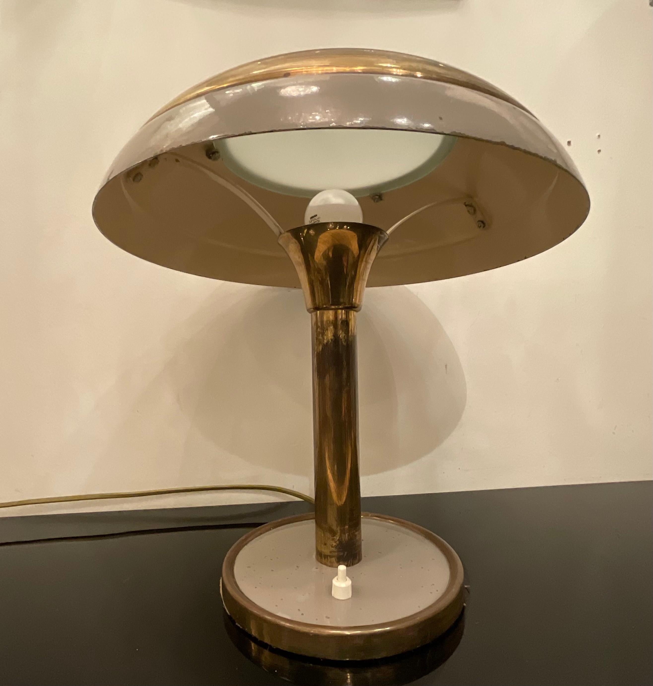 Metal Stilnovo - Lampada da tavolo o scrivania - 1960 For Sale