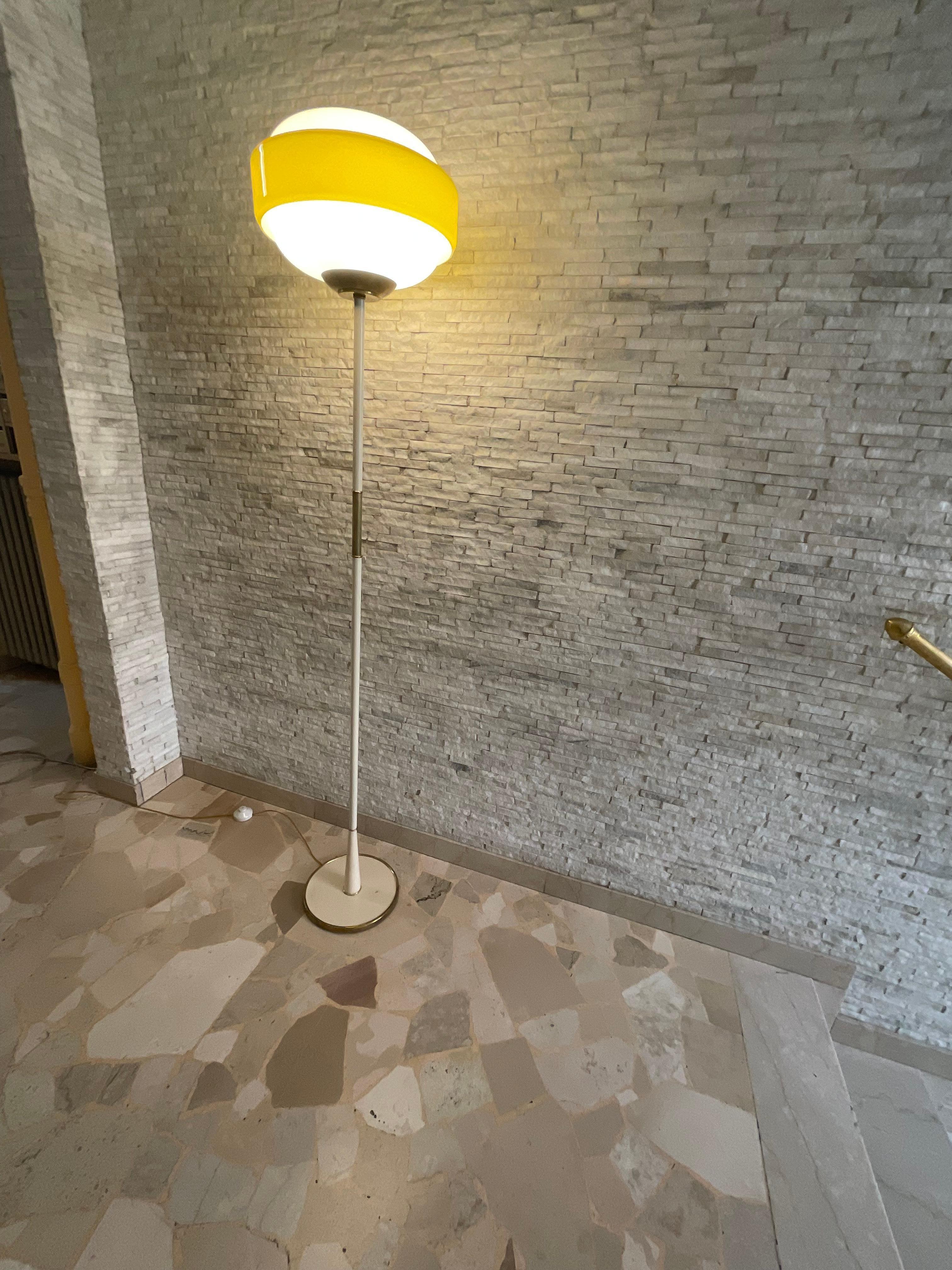 STILNOVO-GAETANO SCOLARI  Lampada da terra, Anni 50, hergestellt in Italien, Vintage-Design im Zustand „Gut“ im Angebot in Milano, IT
