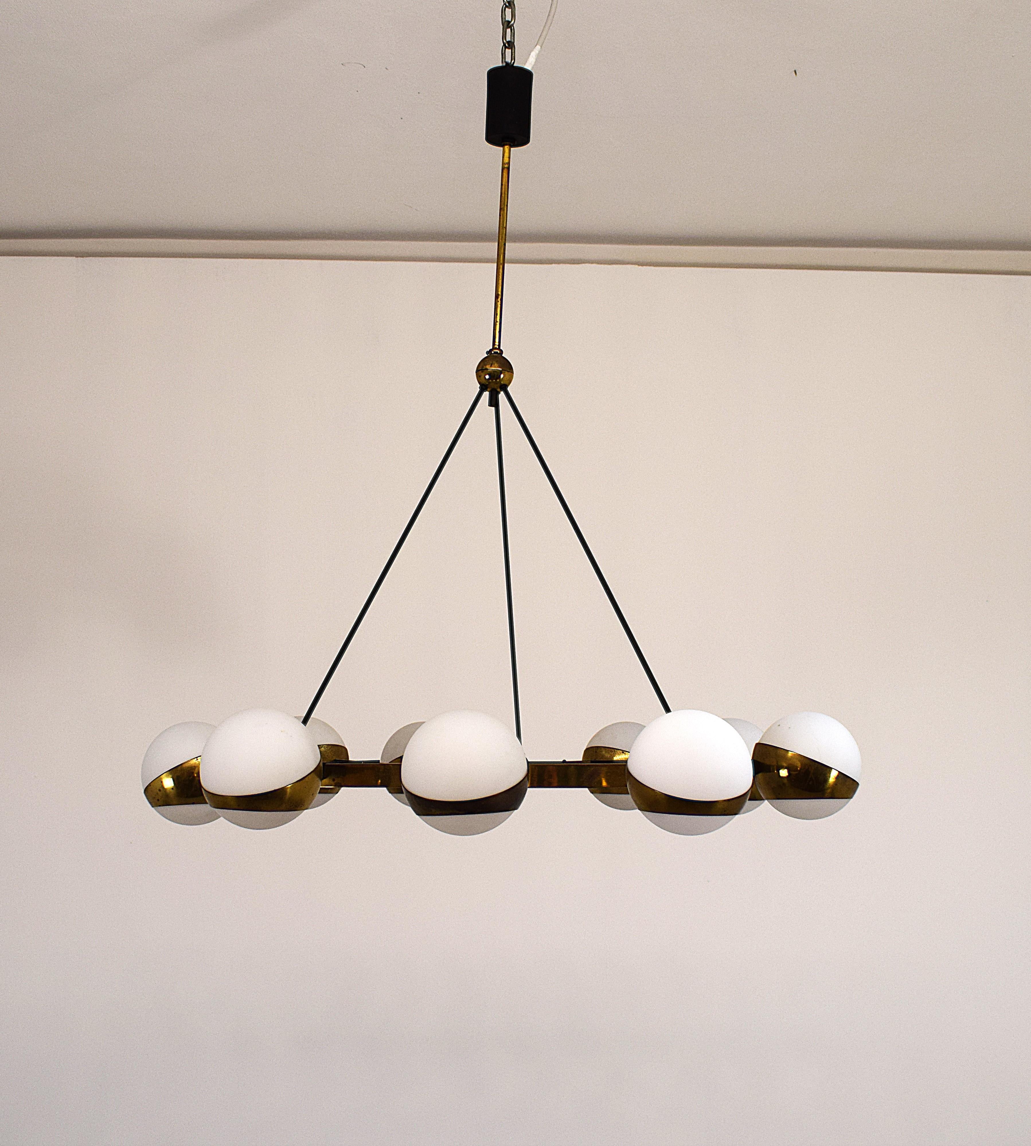 Stilnovo - Lampadario, 1950 Mid-20th Century en venta