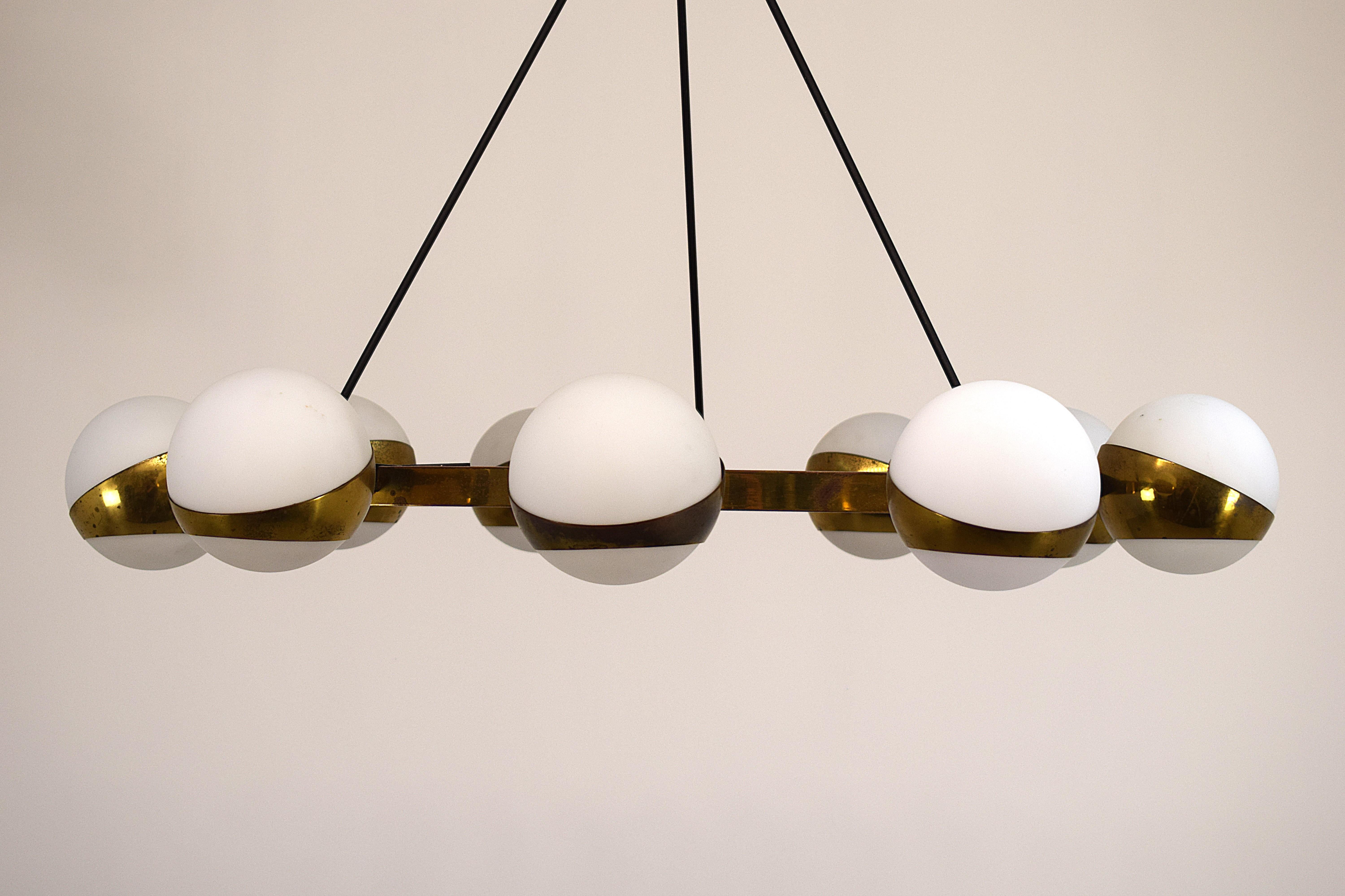 Stilnovo - Lampadario, 1950 Metal en venta