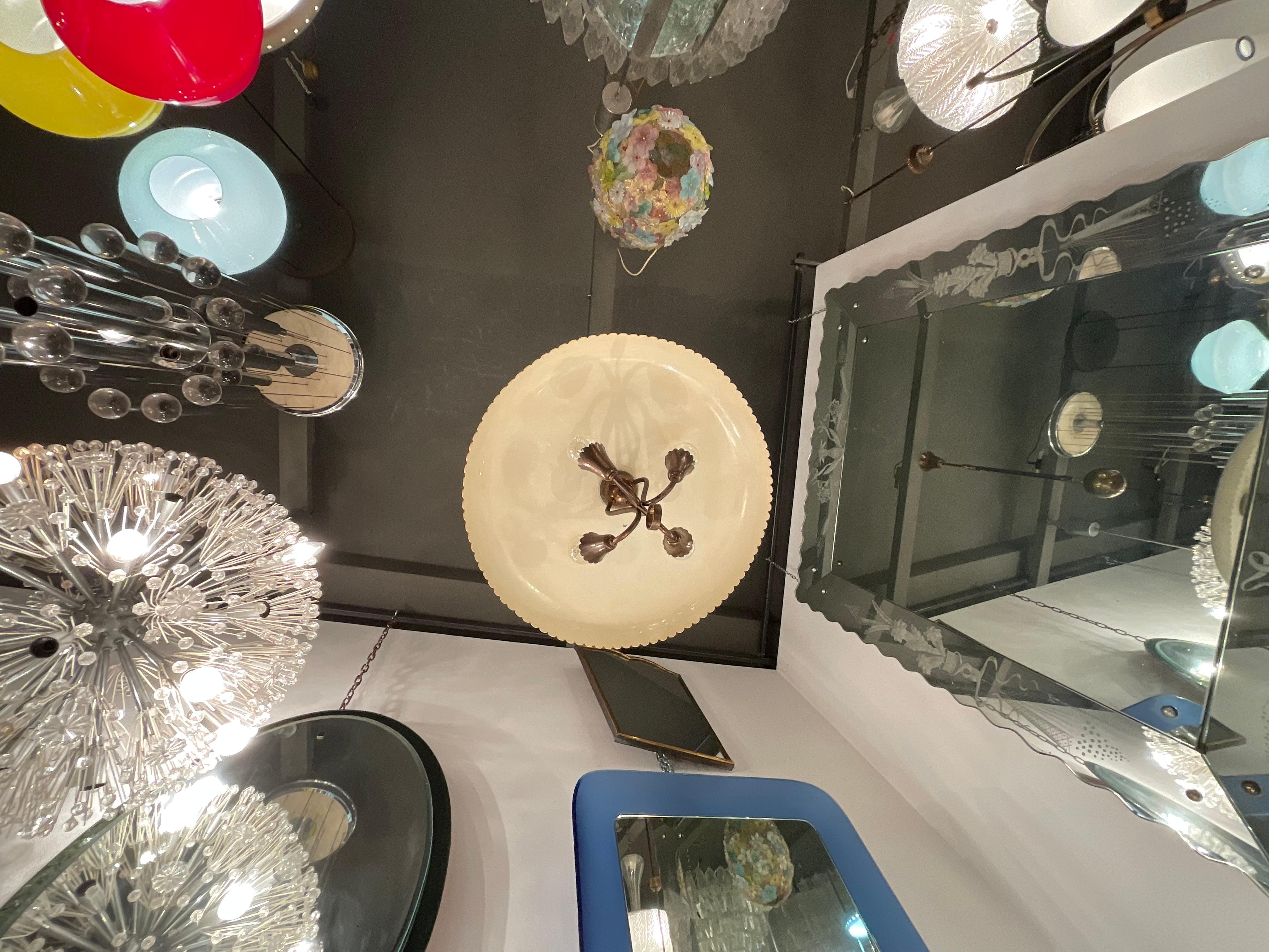 STILNOVO - Lámpara de araña vertical - Made in Italy Años 50 en Bueno estado para la venta en Milano, IT