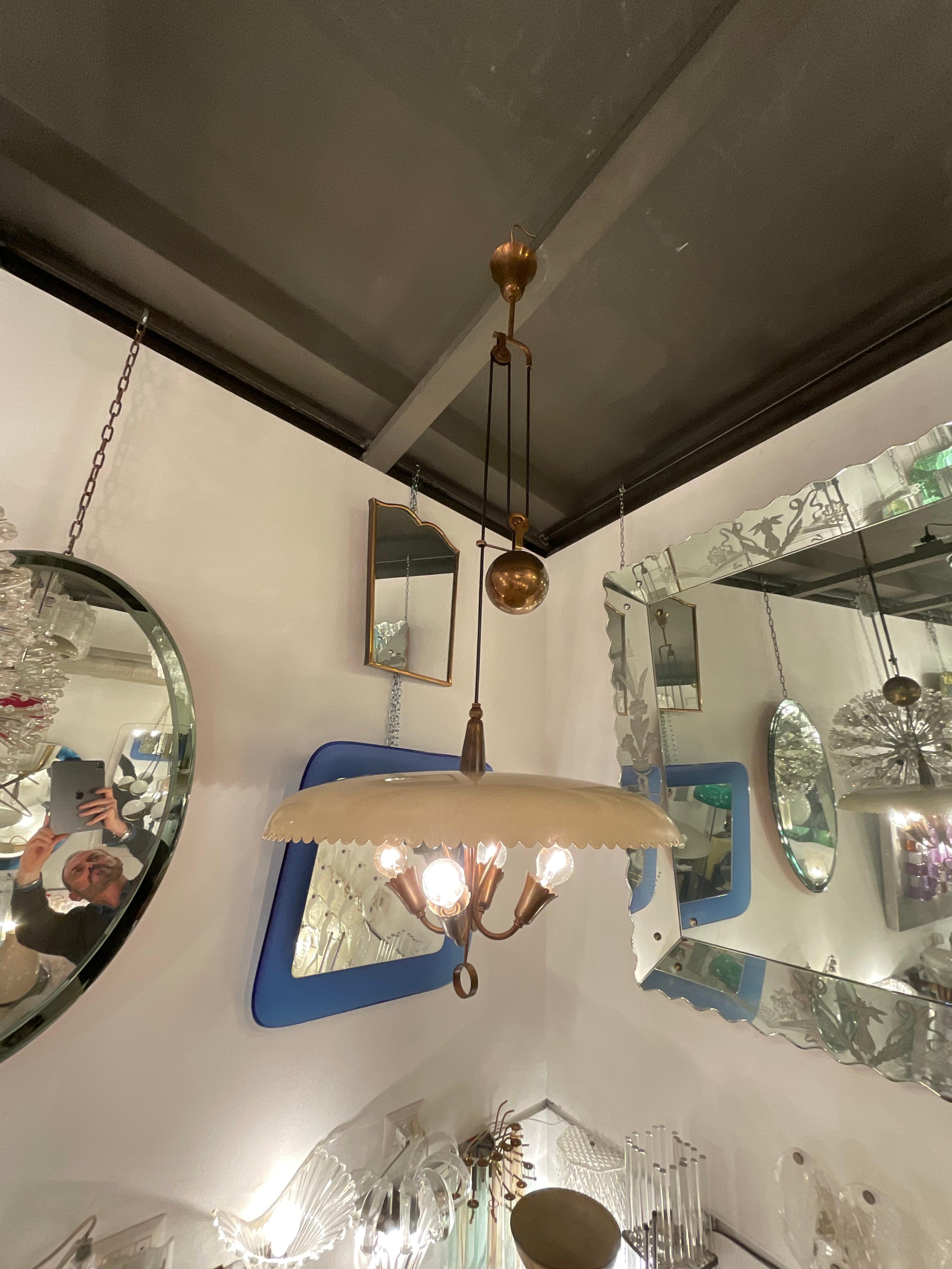 STILNOVO - Lámpara de araña vertical - Made in Italy Años 50 Metal en venta
