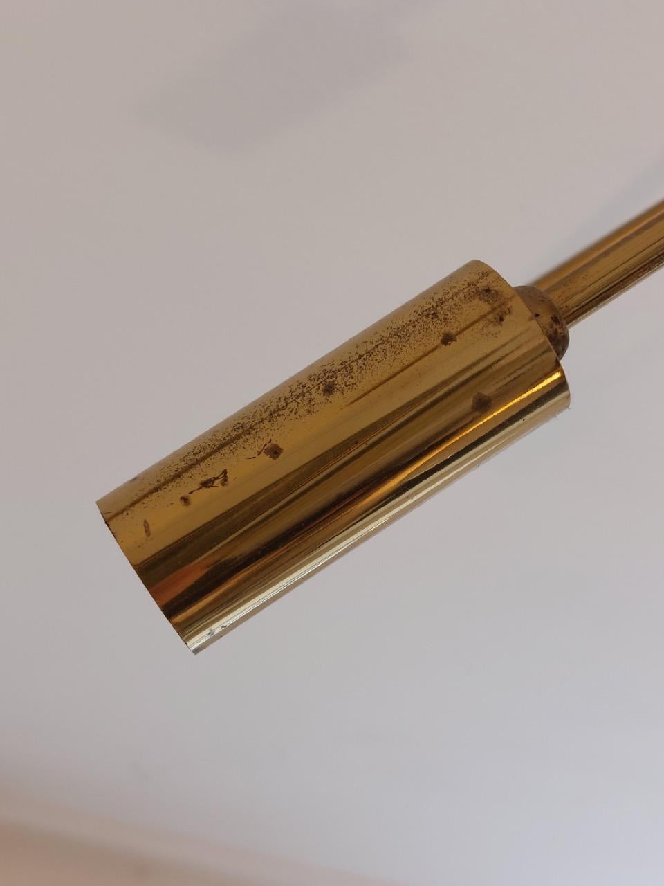 Stilnovo - Lampadario Sputnik in ottone a 19 luci - anni '50 For Sale 9
