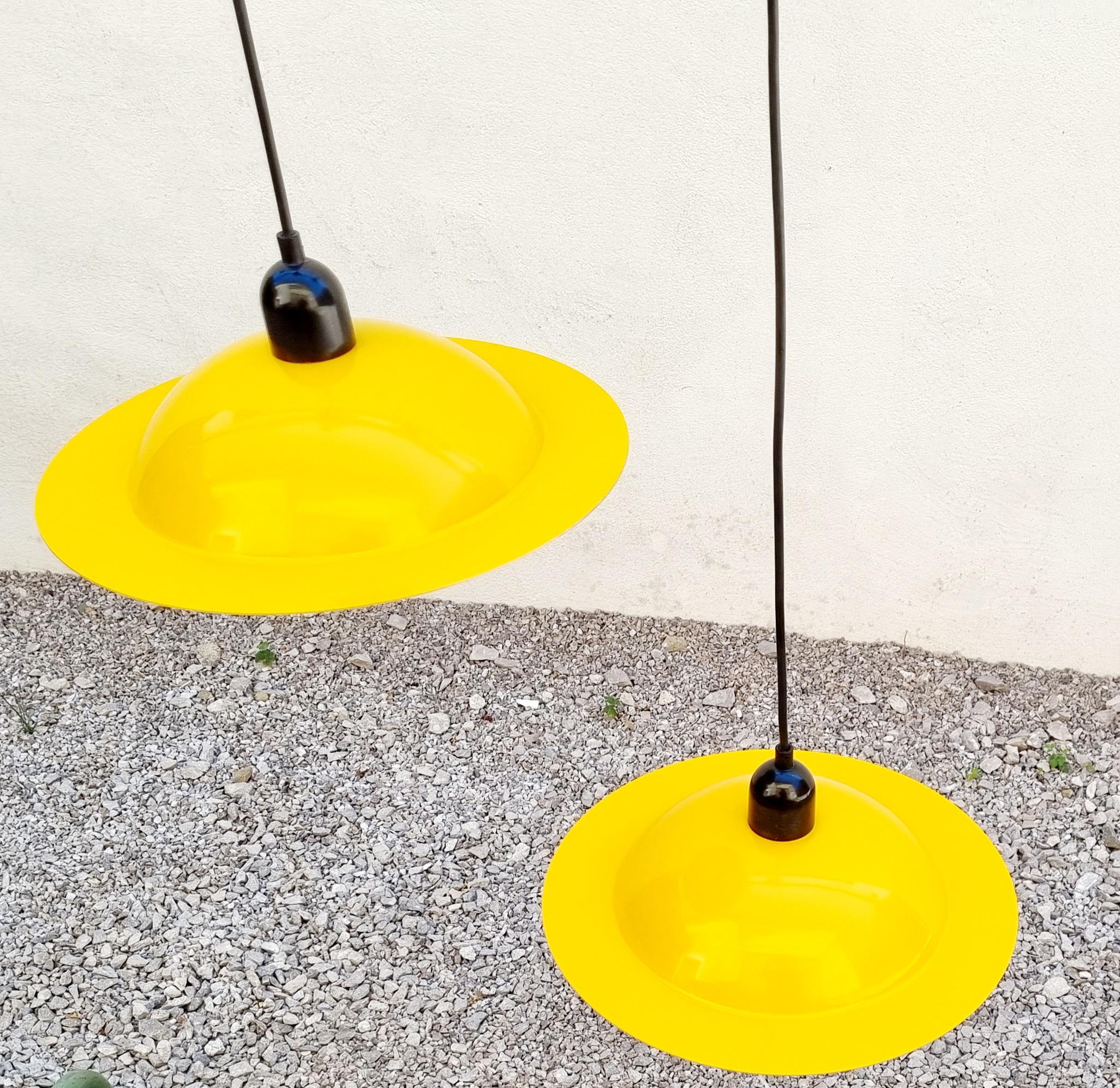 Lampes à suspension Stilnovo Lampiatta par Jonathan De Pas & Donato D'Urbino, Italie années 70 en vente 5
