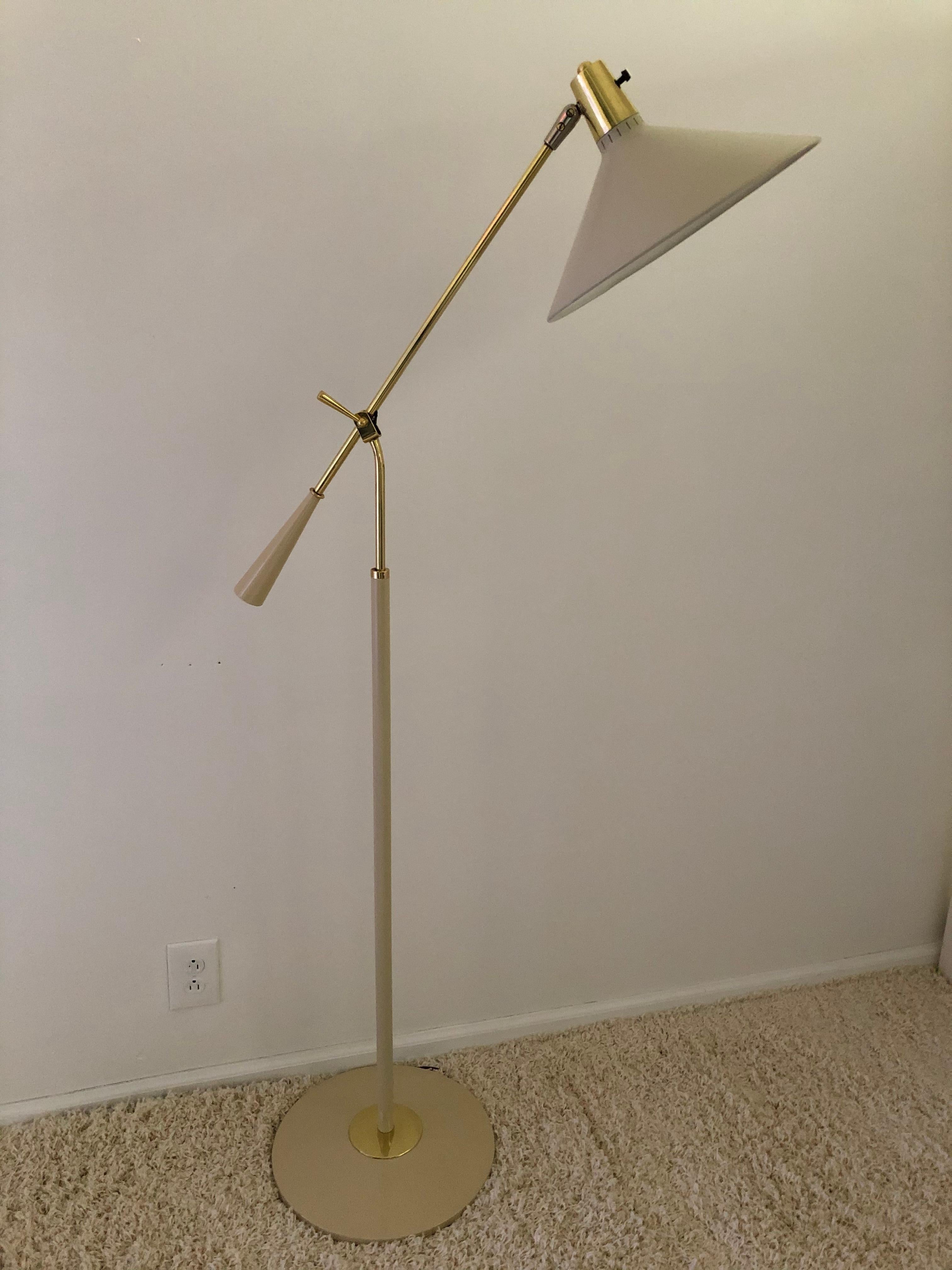 adjustable height swing arm floor lamp