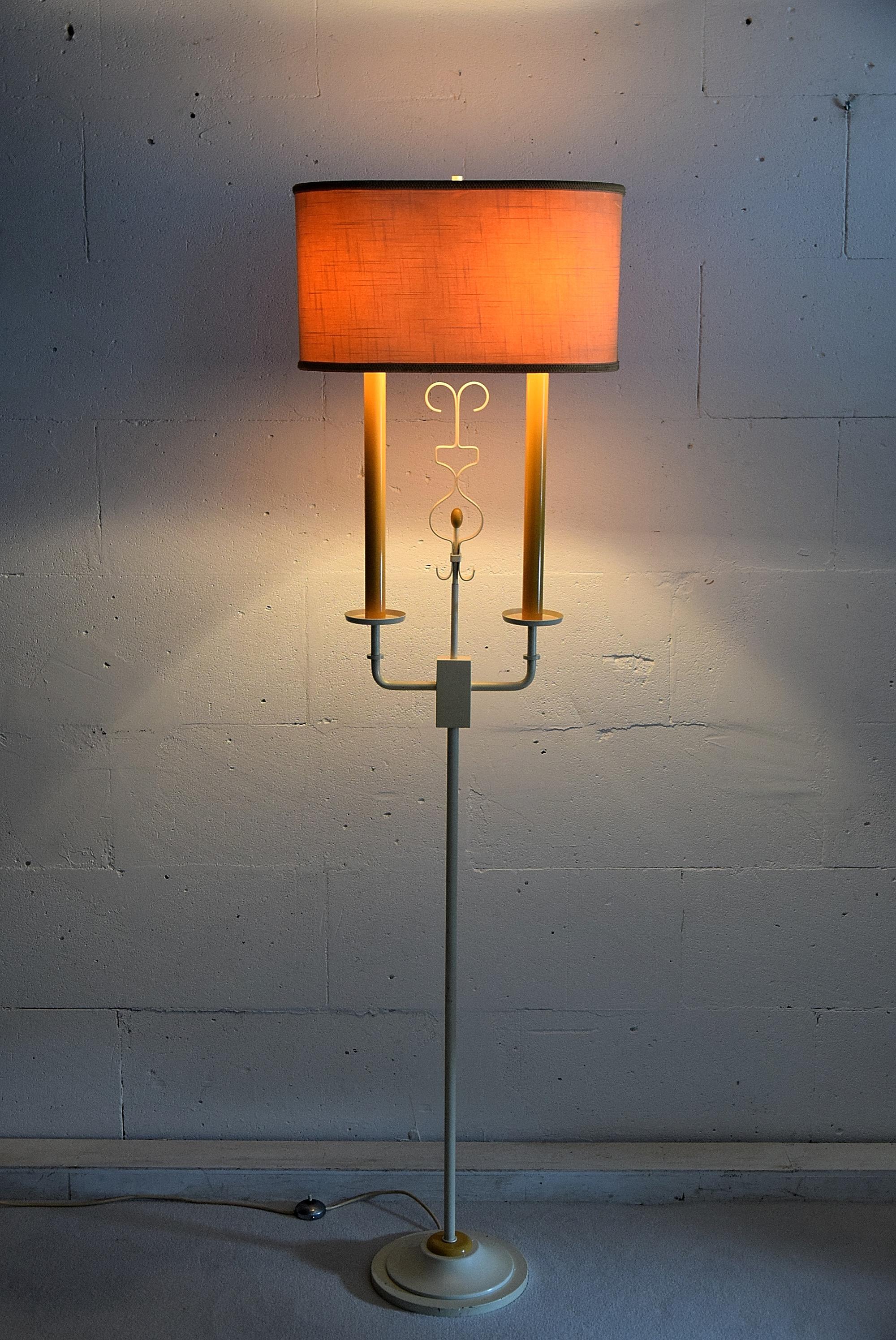 Lámpara de pie italiana de mediados de siglo de Stilnovo, años 60 en Bueno estado para la venta en Weesp, NL