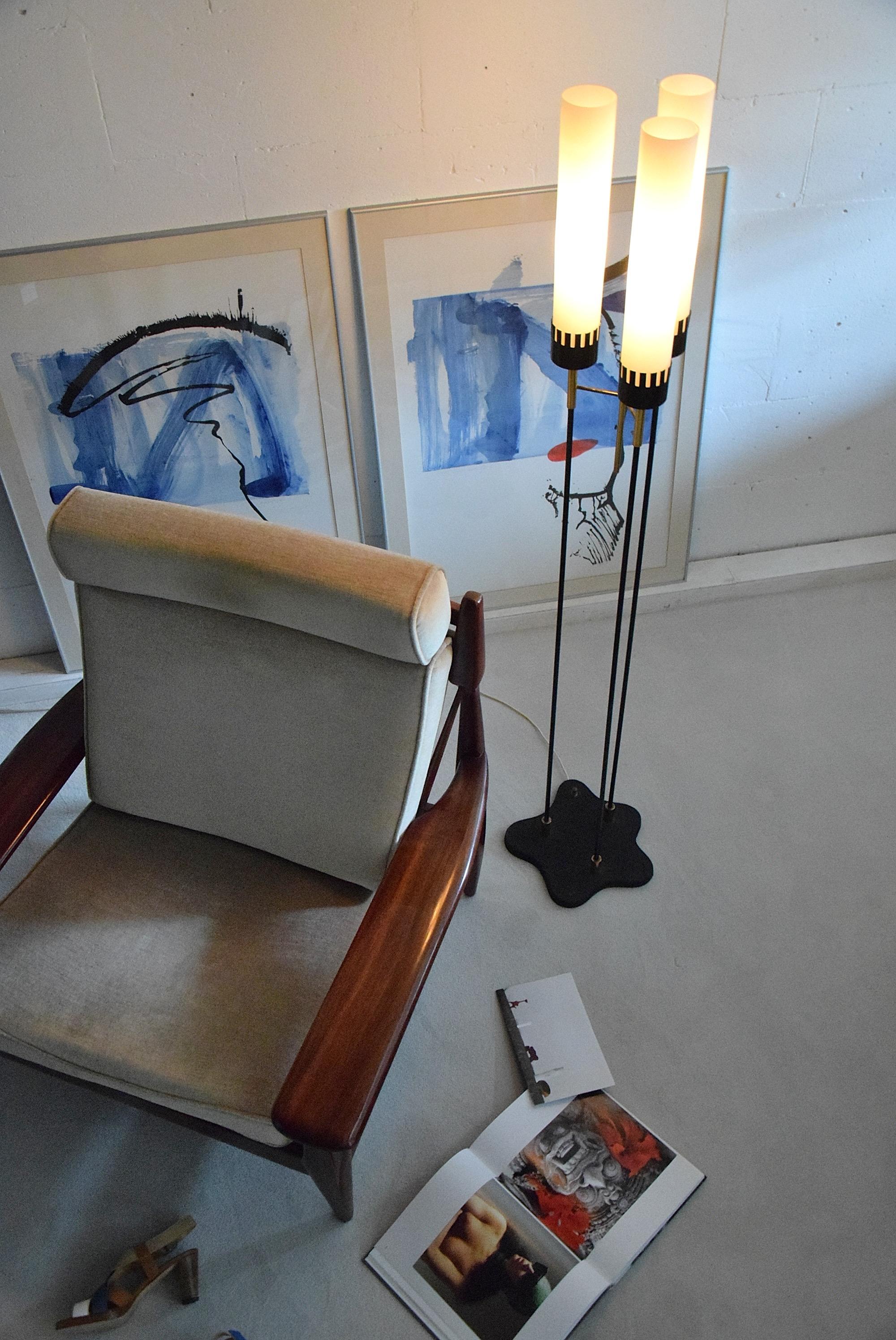 Stilnovo Moderne italienische Stehleuchte aus der Mitte des Jahrhunderts im Angebot 4