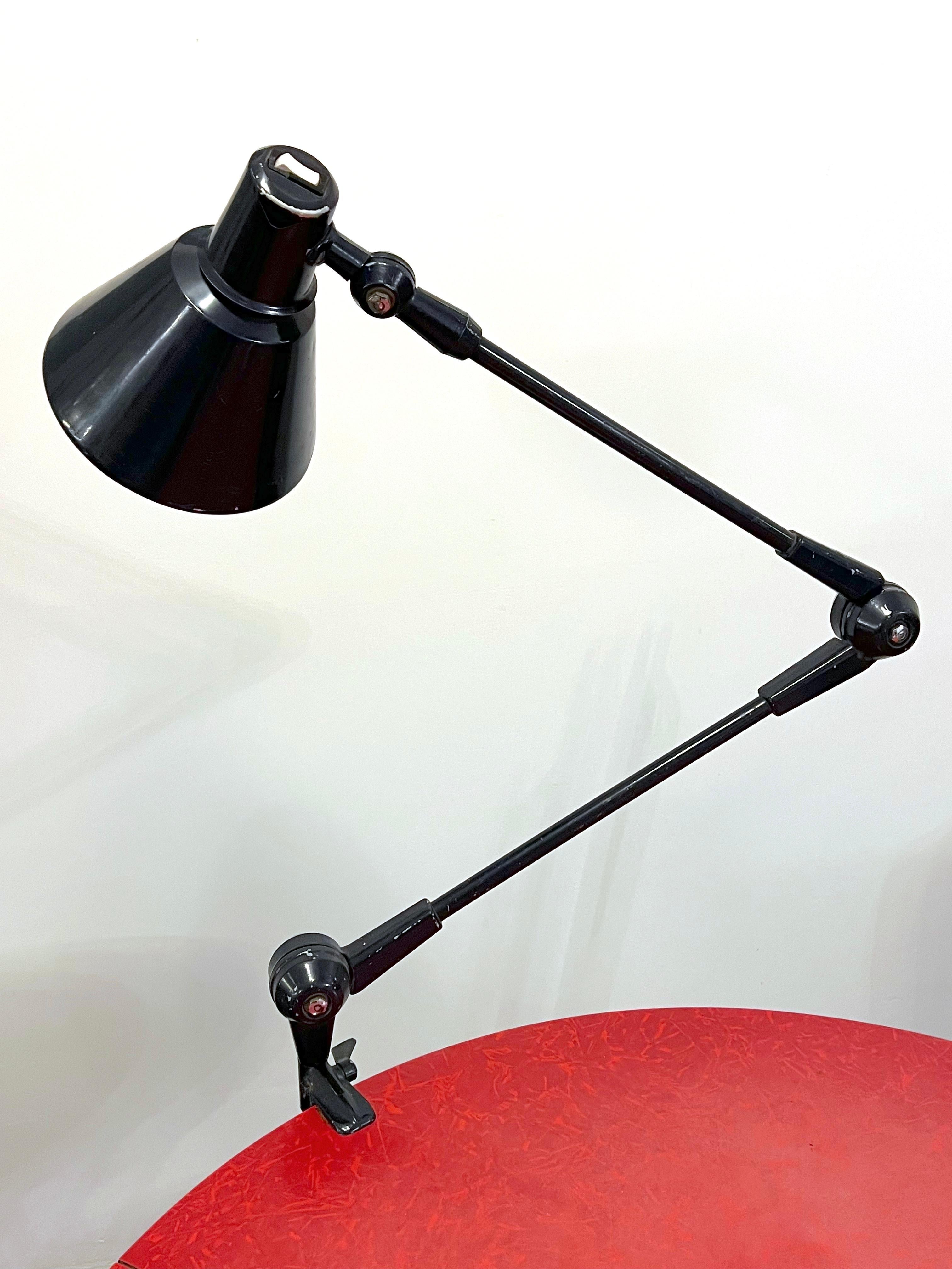 Stilnovo Milano, Large Articulated Desk Lamp from 60s, Signed For Sale 13