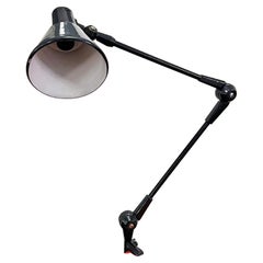 Stilnovo Milano, grande lampe de bureau articulée des années 60, signée