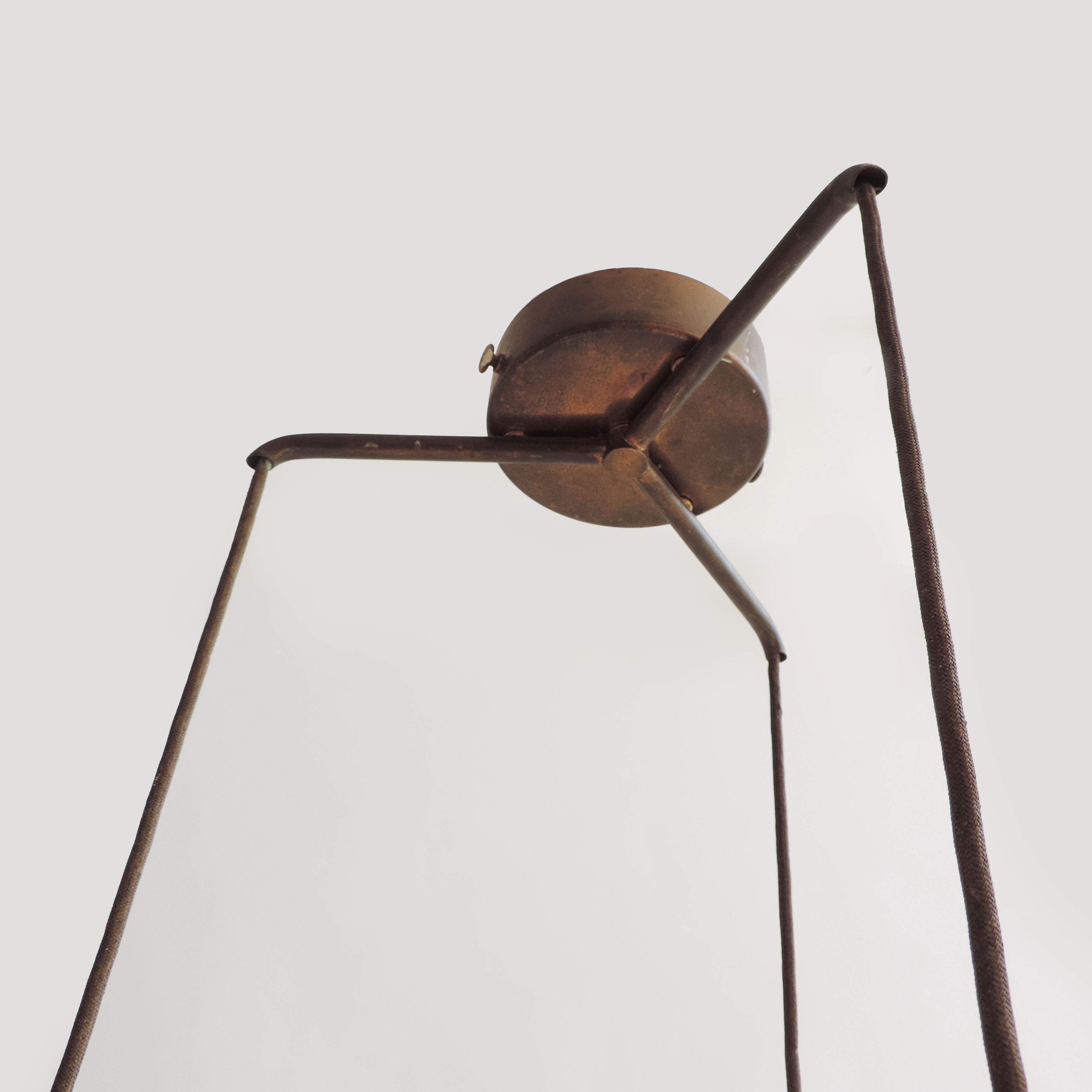 Italian Stilnovo Mod. 1158 Ceiling Lamp, Italy, 1960s