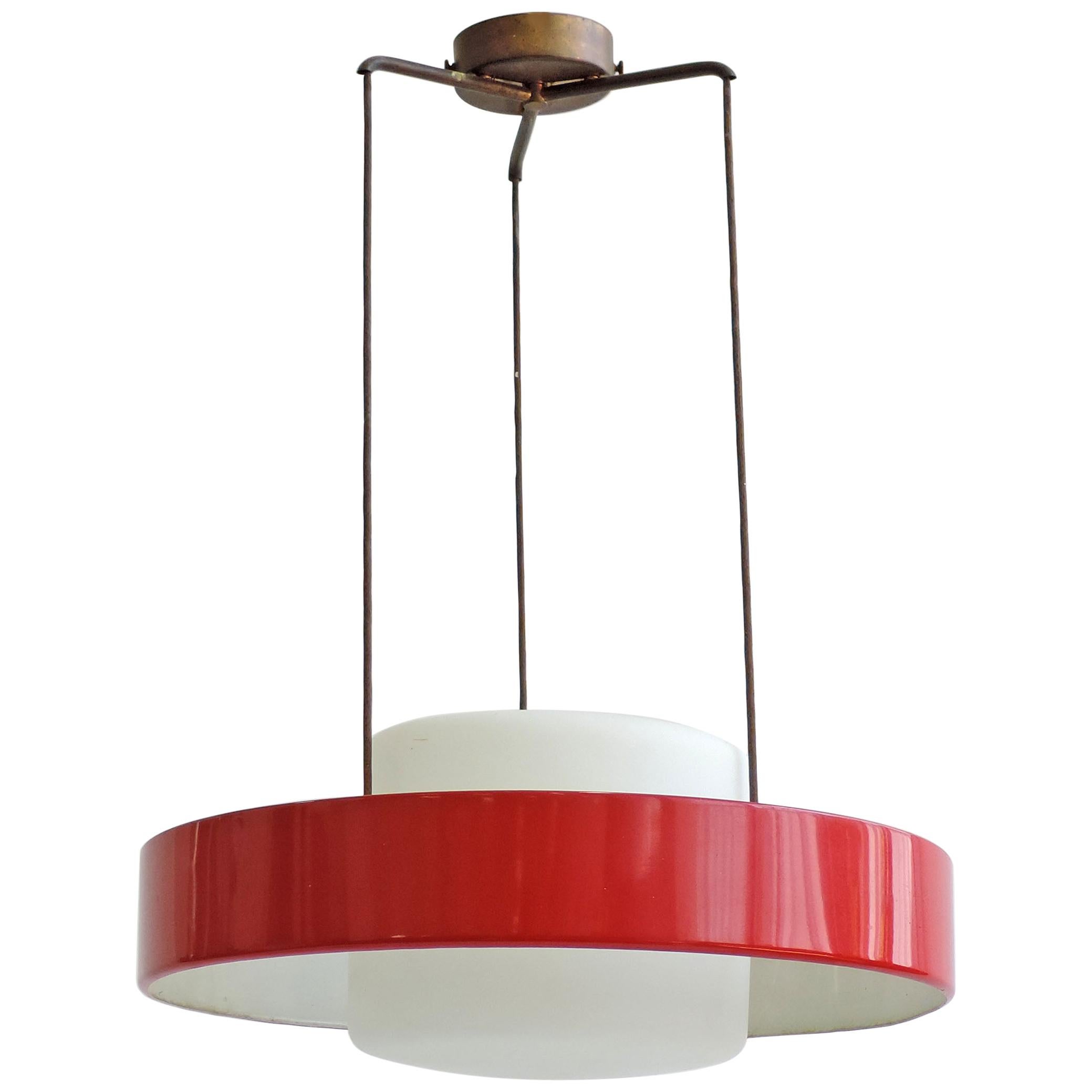 Stilnovo Mod. 1158 Ceiling Lamp, Italy, 1960s