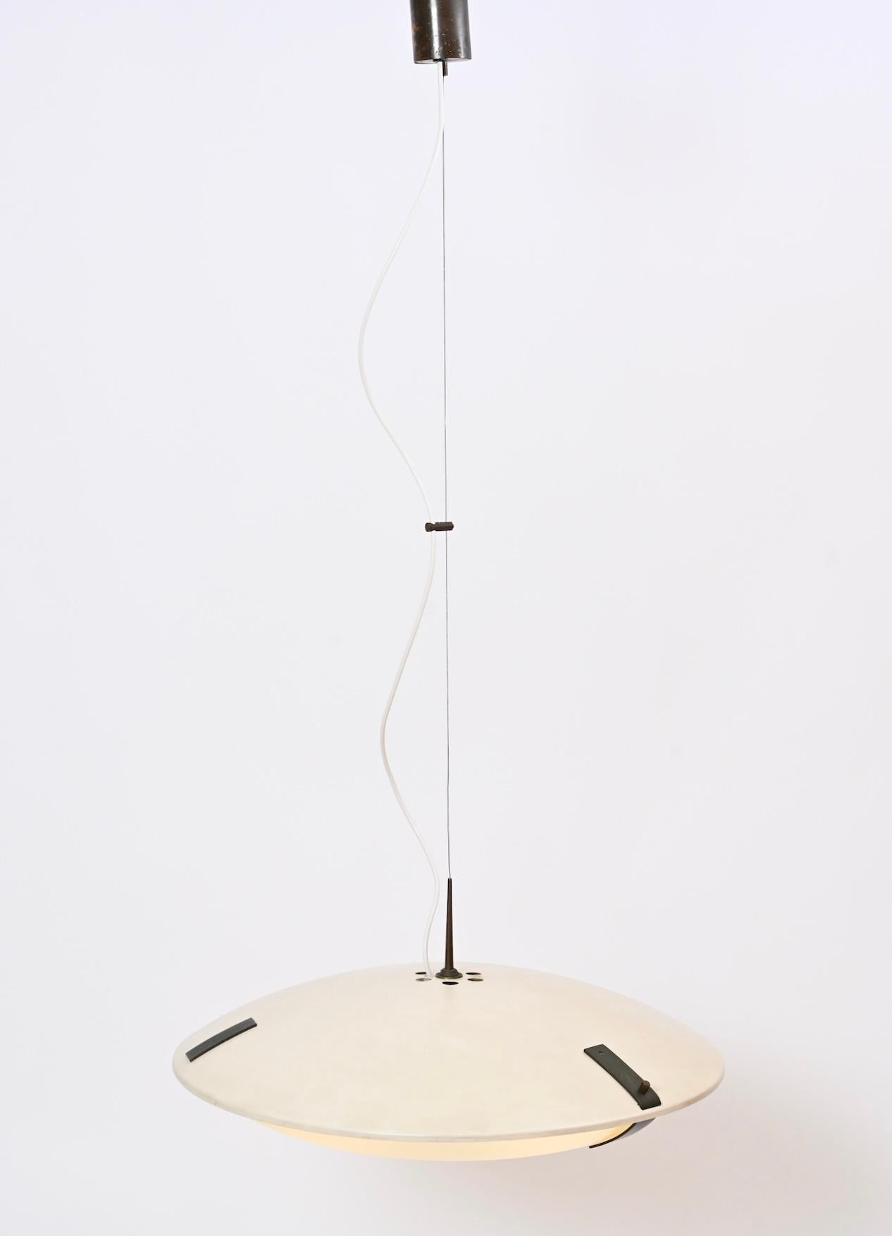 Italian Stilnovo Model ‘1140’ Wire-Suspended Ceiling Pendant, Italy, circa 1960