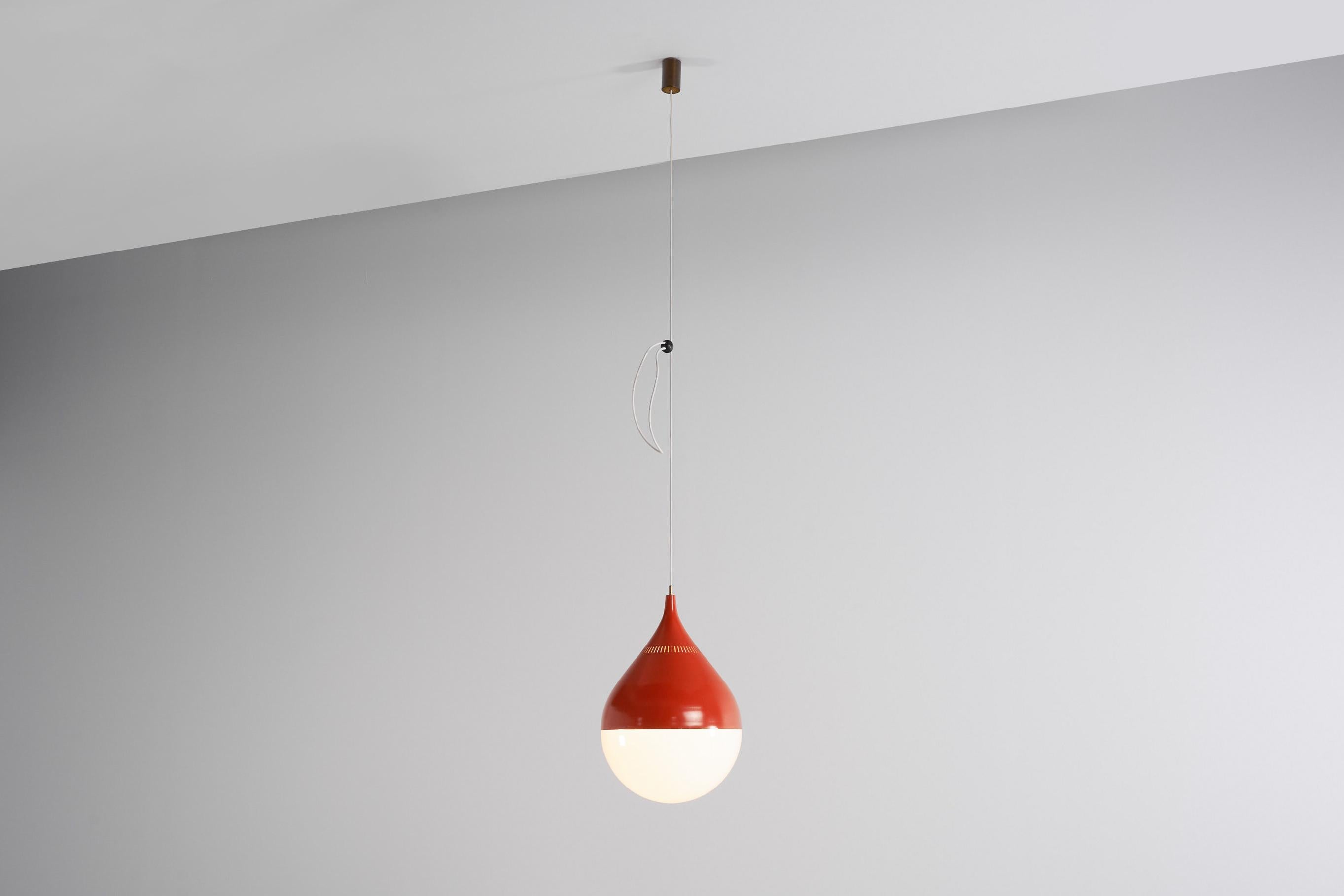 Mid-20th Century Stilnovo Model 622 Ceiling Lamp, Italy, 1959