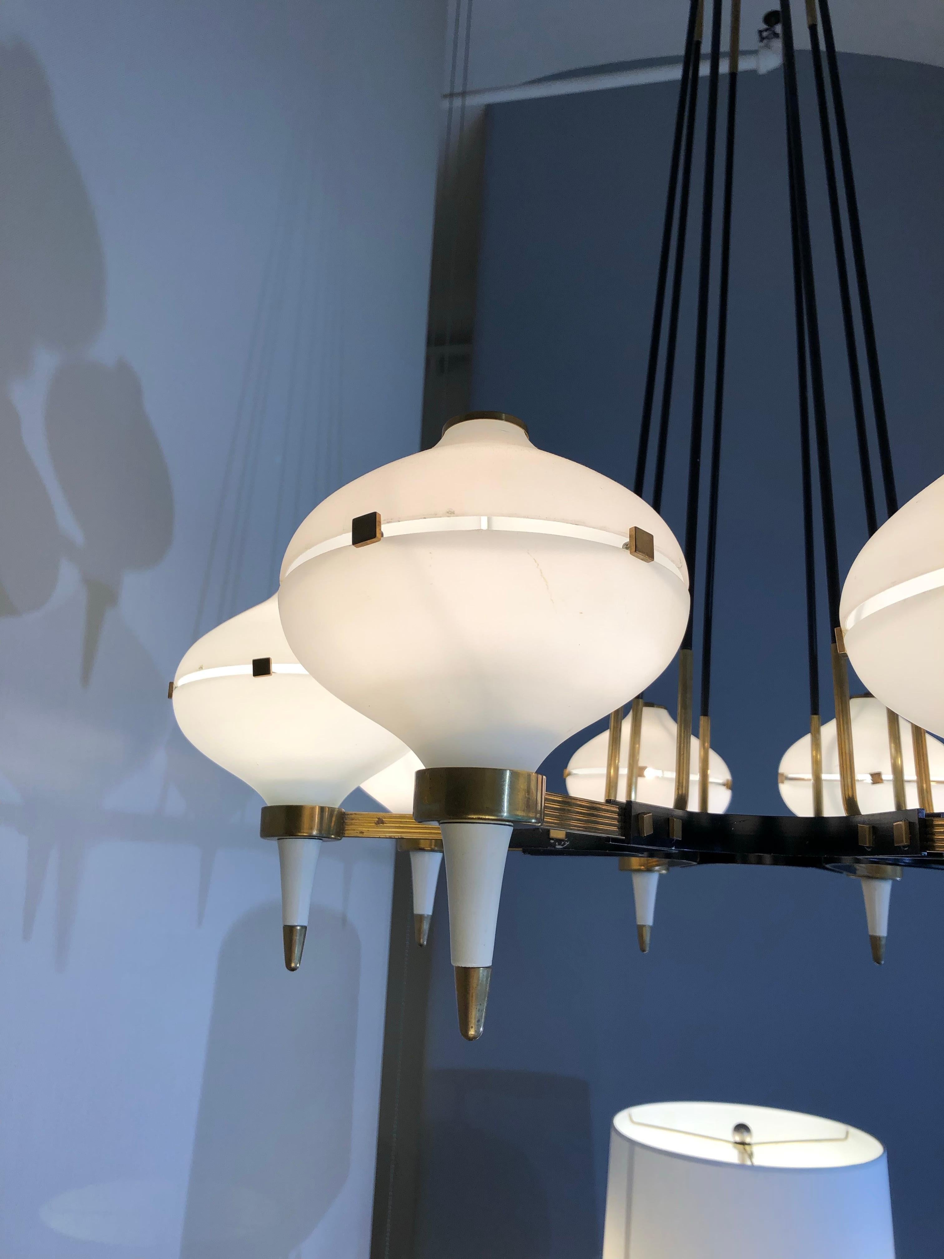 modernist chandelier