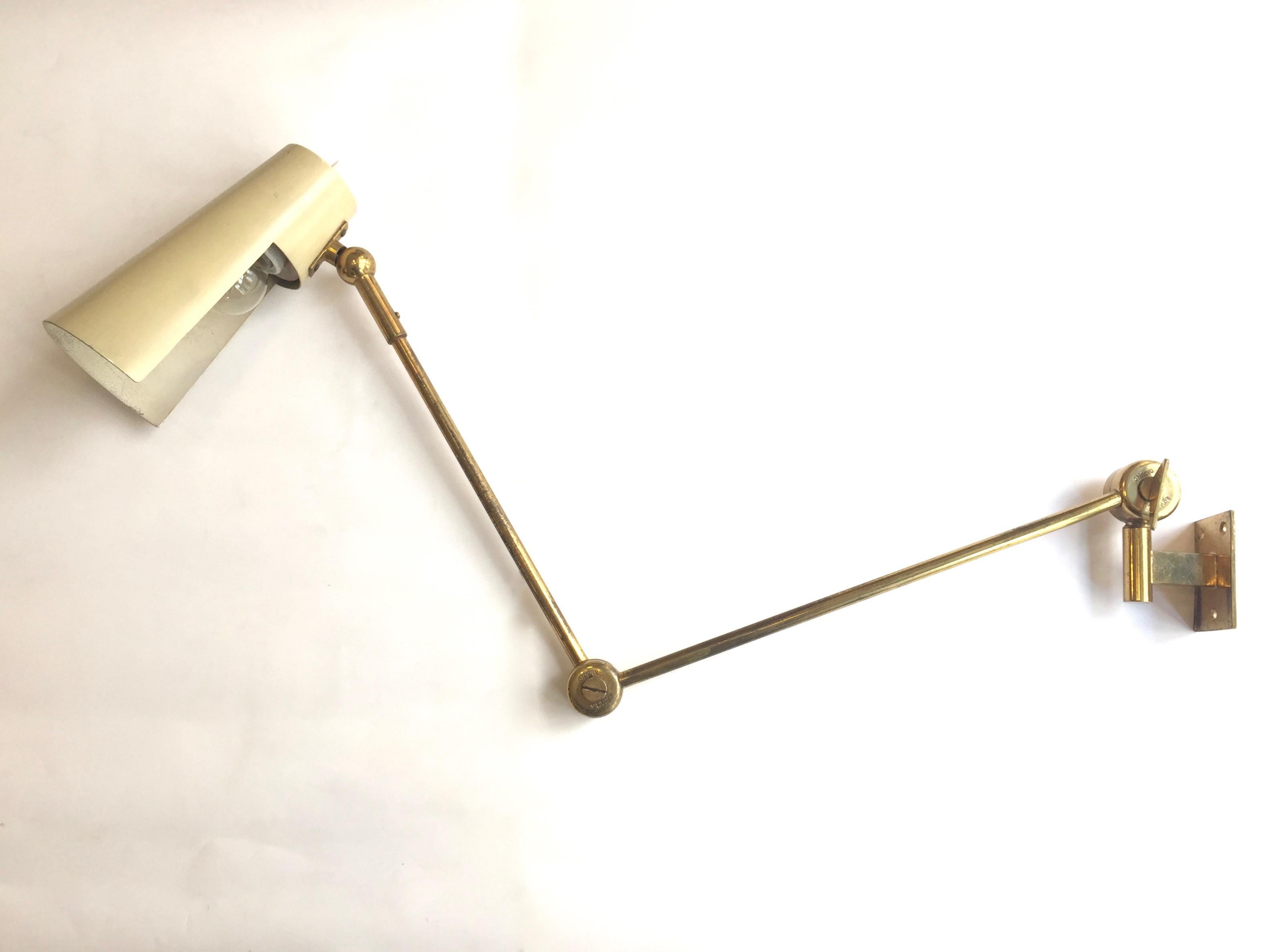Stilnovo Original Adjustable Wall Lamp, 1950 1