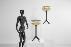Stilnovo pair of lantern lamps Italy 1955