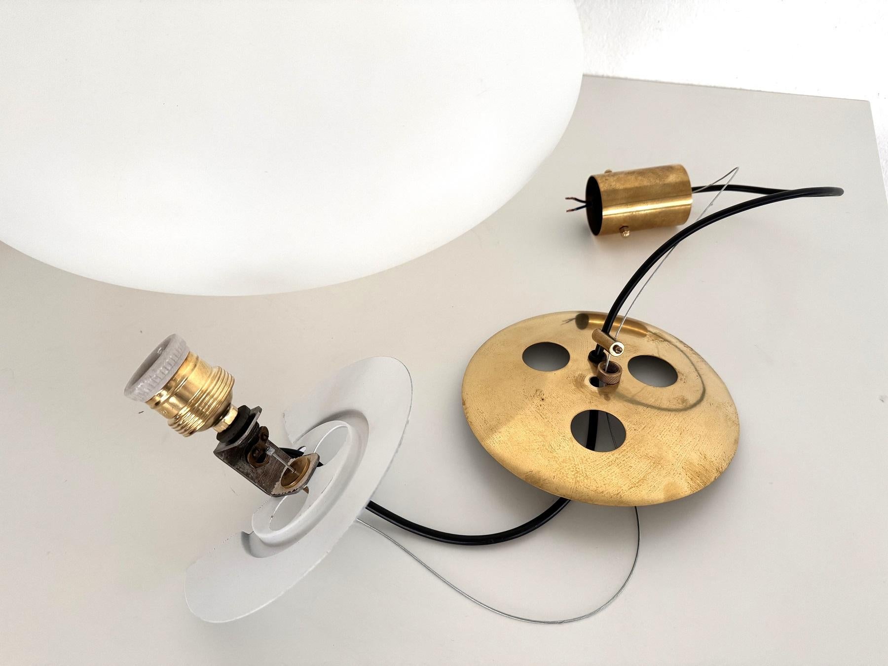 Stilnovo, Pair of Pendant Lights Model 1104, Italy, 1950s For Sale 3