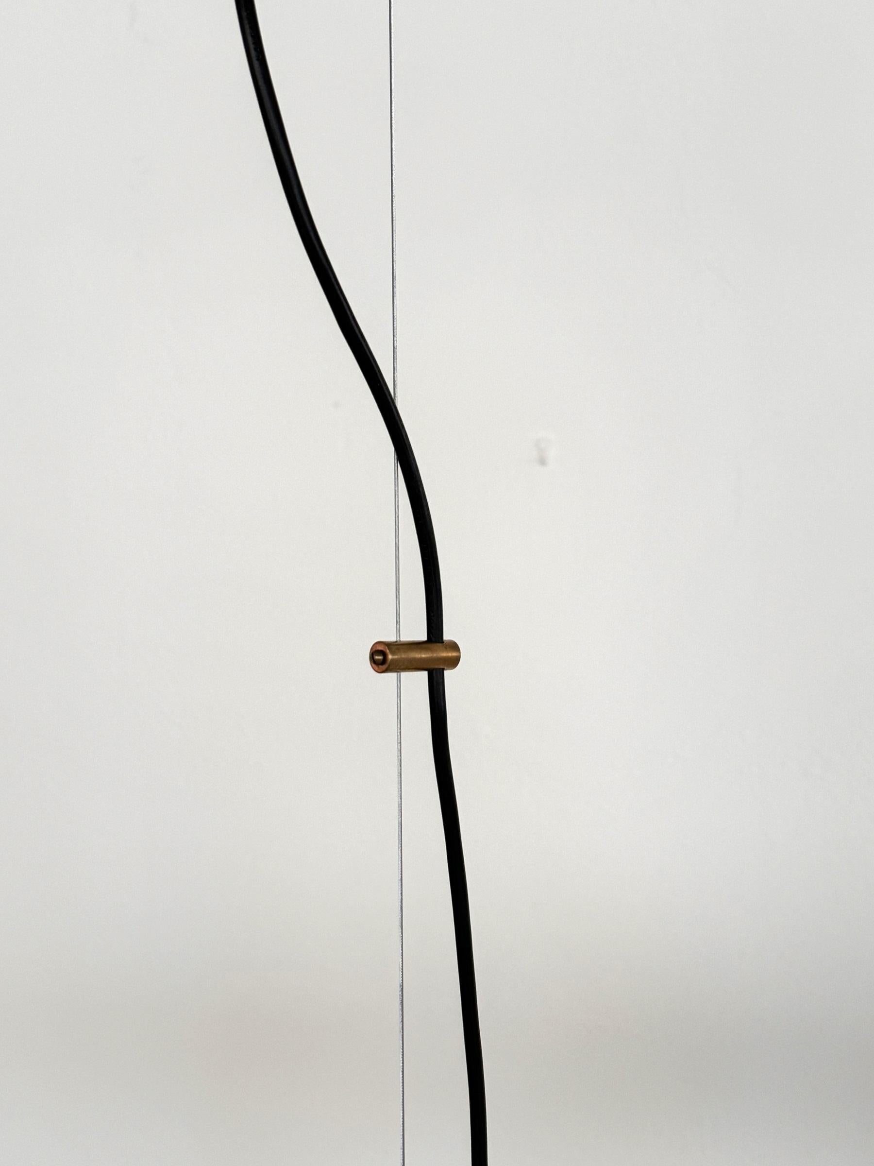 Mid-20th Century Stilnovo, Pair of Pendant Lights Model 1104, Italy, 1950s For Sale